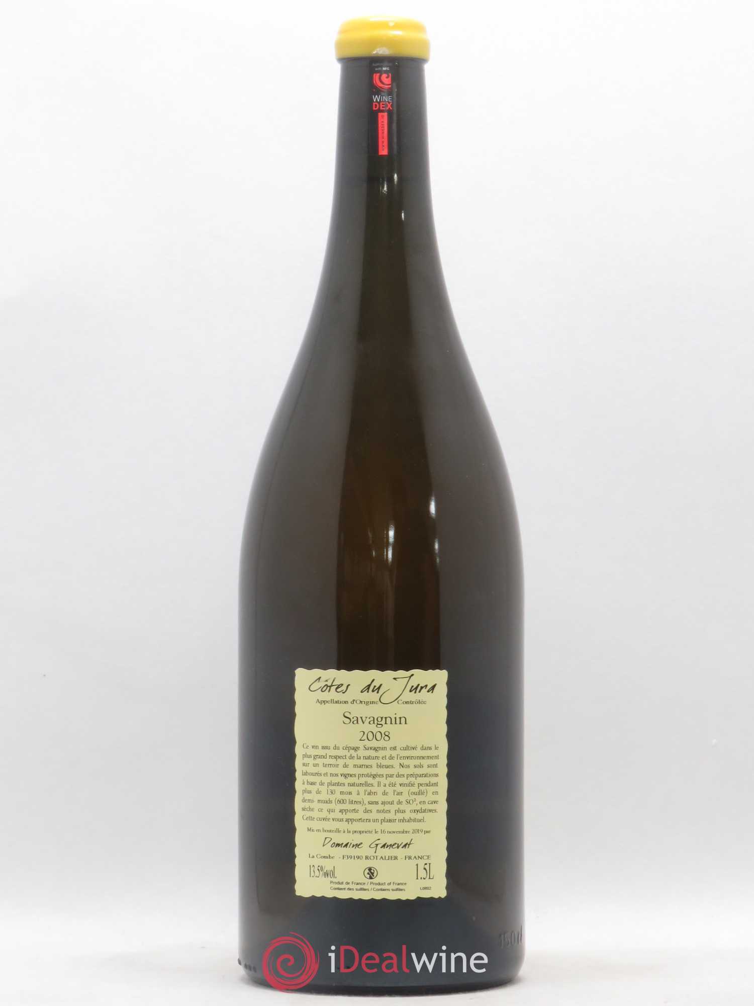 Côtes du Jura Les Vignes de mon Père Jean-François Ganevat (Domaine) 2008 - Lot de 1 magnum - 1