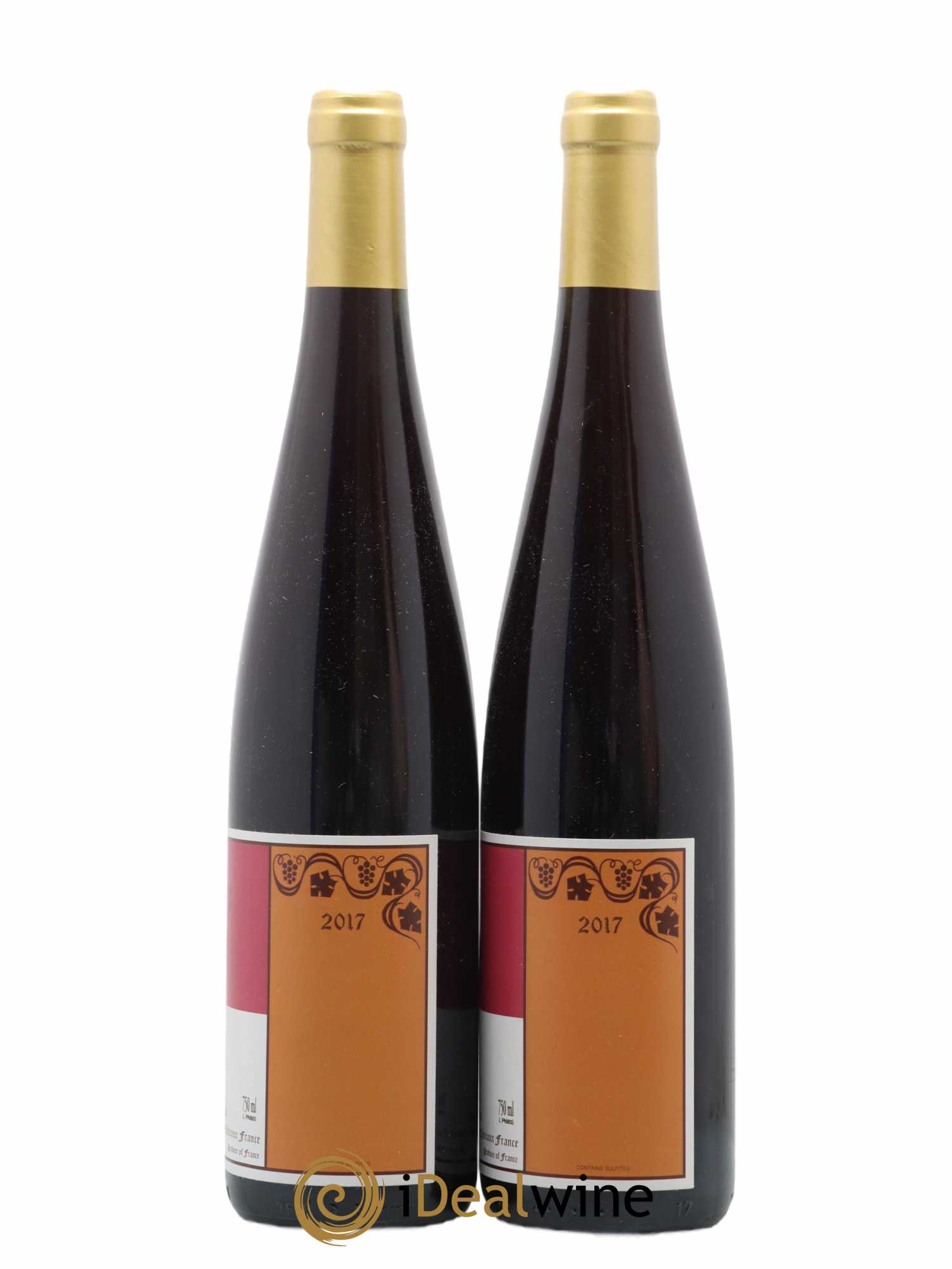 Alsace Pinot Noir Bildstoeckle Gérard Schueller (Domaine)  (no reserve) 2017 - Lot of 2 bottles - 1