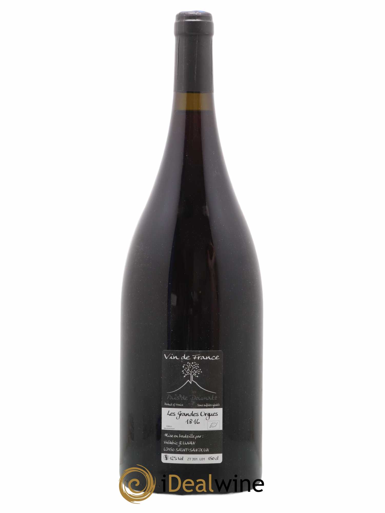 Vin de France Les Grandes Orgues Vignoble de l'Arbre Blanc  (no reserve) 2016 - Lot of 1 magnum - 1