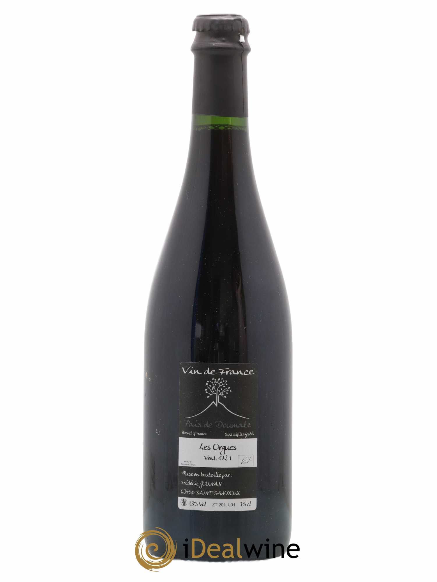 Vin de France Les Orgues Vignoble de l'Arbre Blanc  (no reserve) 2017 - Lot of 1 bottle - 1