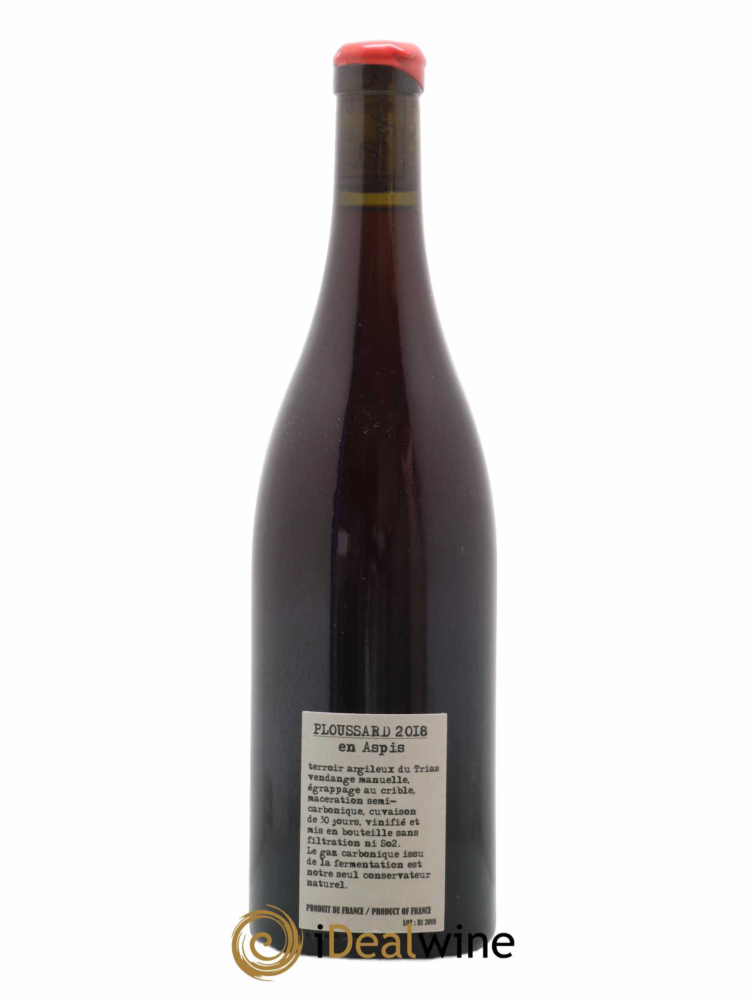 Arbois-Pupillin Ploussard En Aspis Adeline Houillon & Renaud Bruyère  (no reserve) 2018 - Lot of 1 bottle - 1