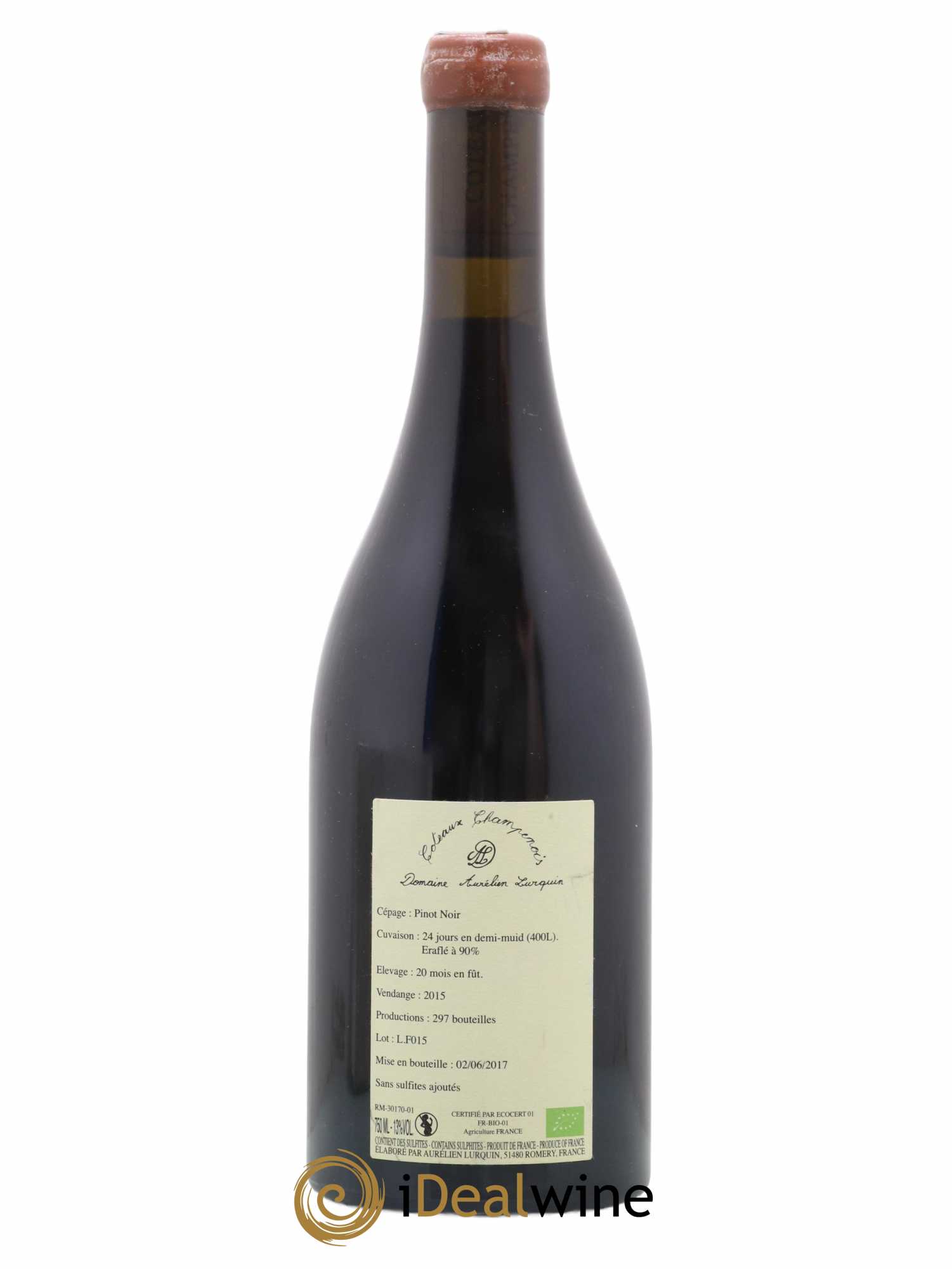 Coteaux Champenois Auréllien Lurquin (no reserve) 2015 - Lot of 1 bottle - 1