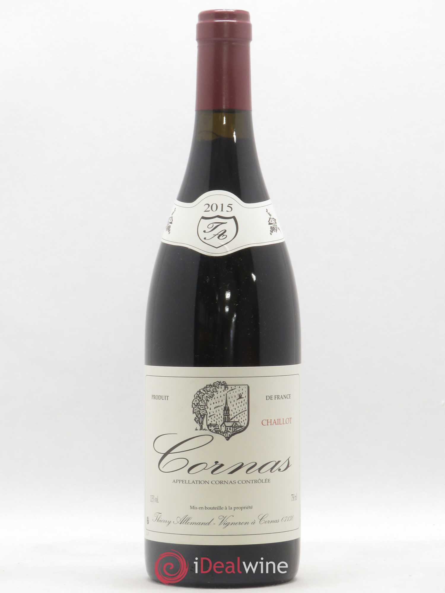 Cornas Chaillot Thierry Allemand 2015 - Lot de 1 bouteille - 0