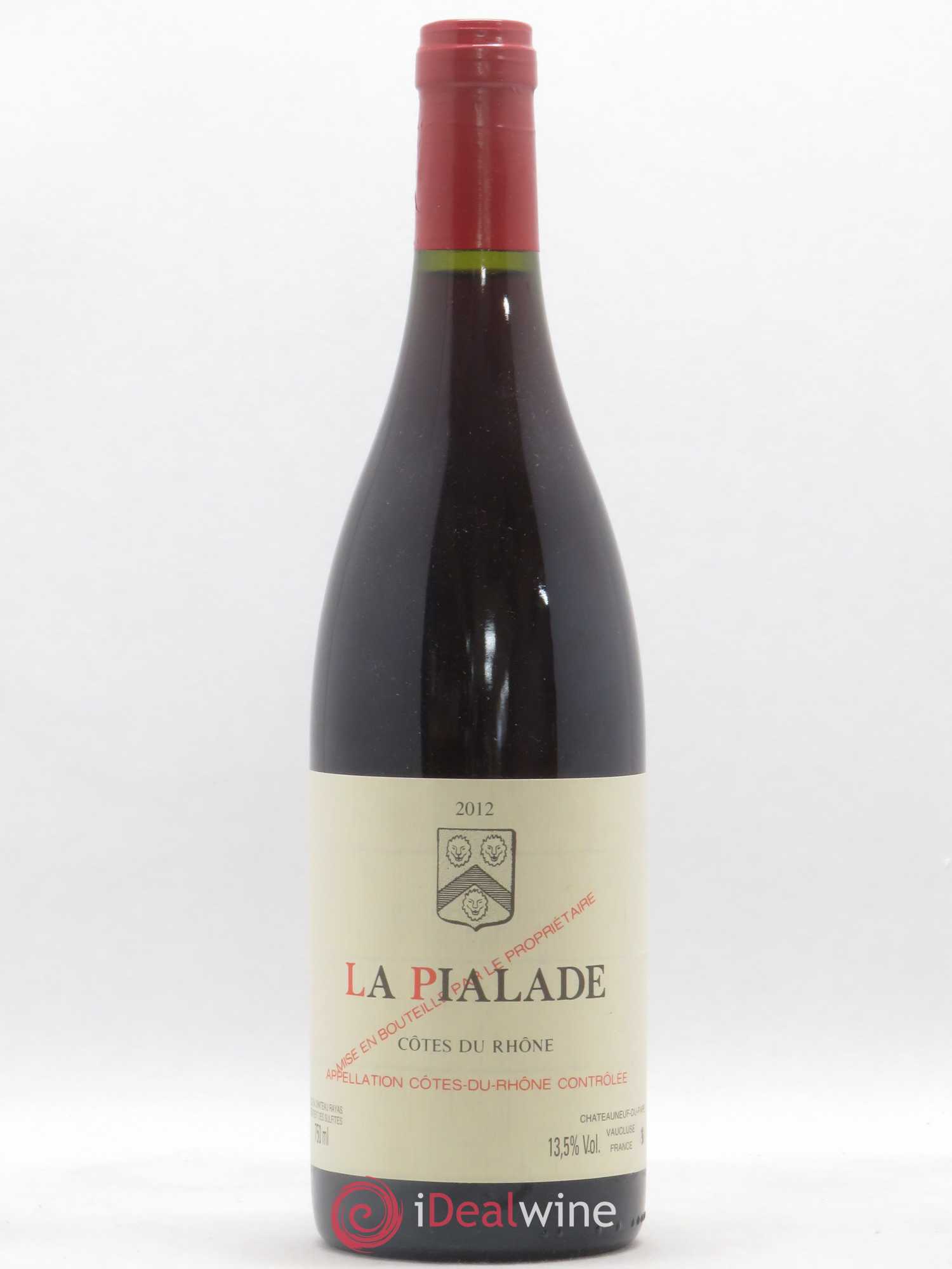 Côtes-du-Rhône La Pialade Emmanuel Reynaud 2012 - Lot de 1 bouteille - 0