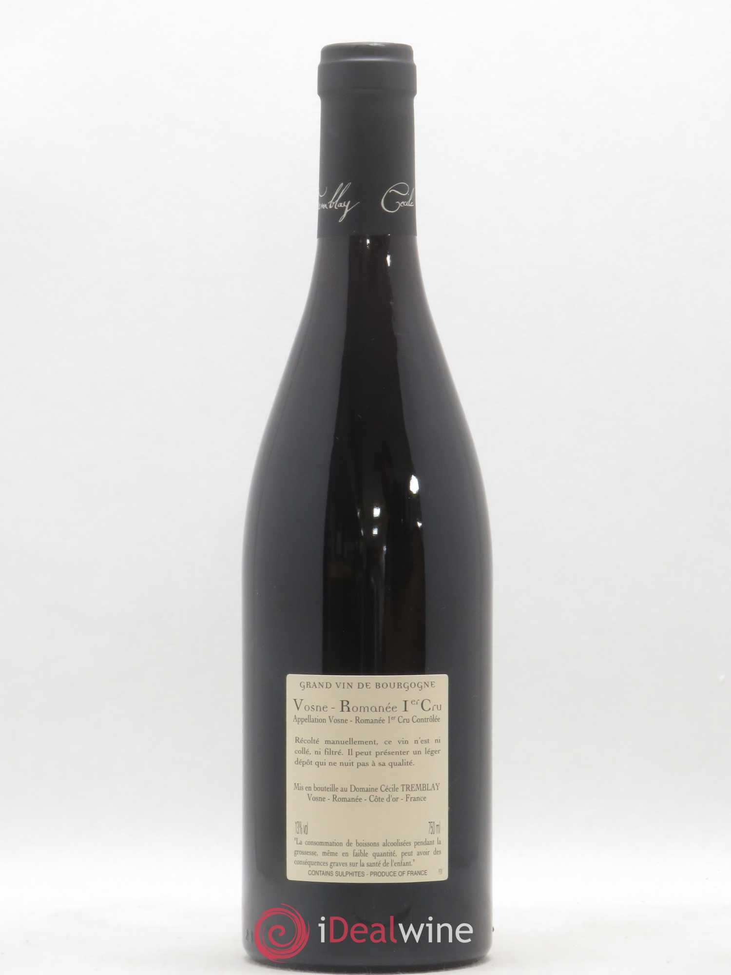 Vosne-Romanée 1er Cru Les Beaumonts (ou Beaux Monts) Cécile Tremblay (sans prix de réserve) 2016 - Lot de 1 bouteille - 1