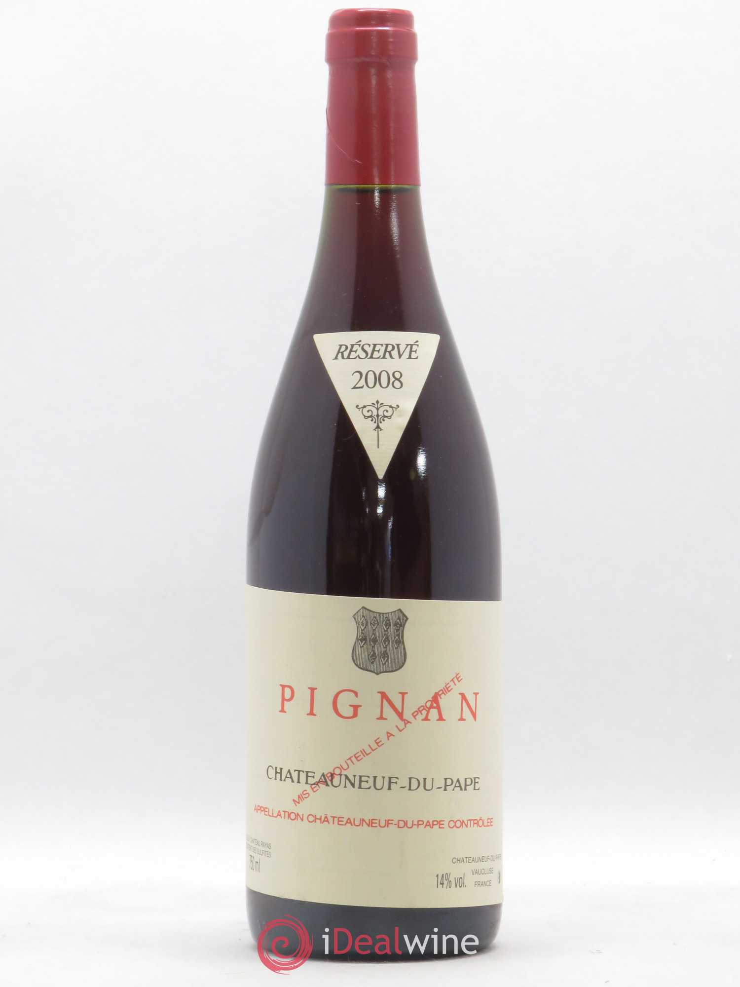 Châteauneuf-du-Pape Pignan Emmanuel Reynaud 2008 - Lot de 1 bouteille - 0