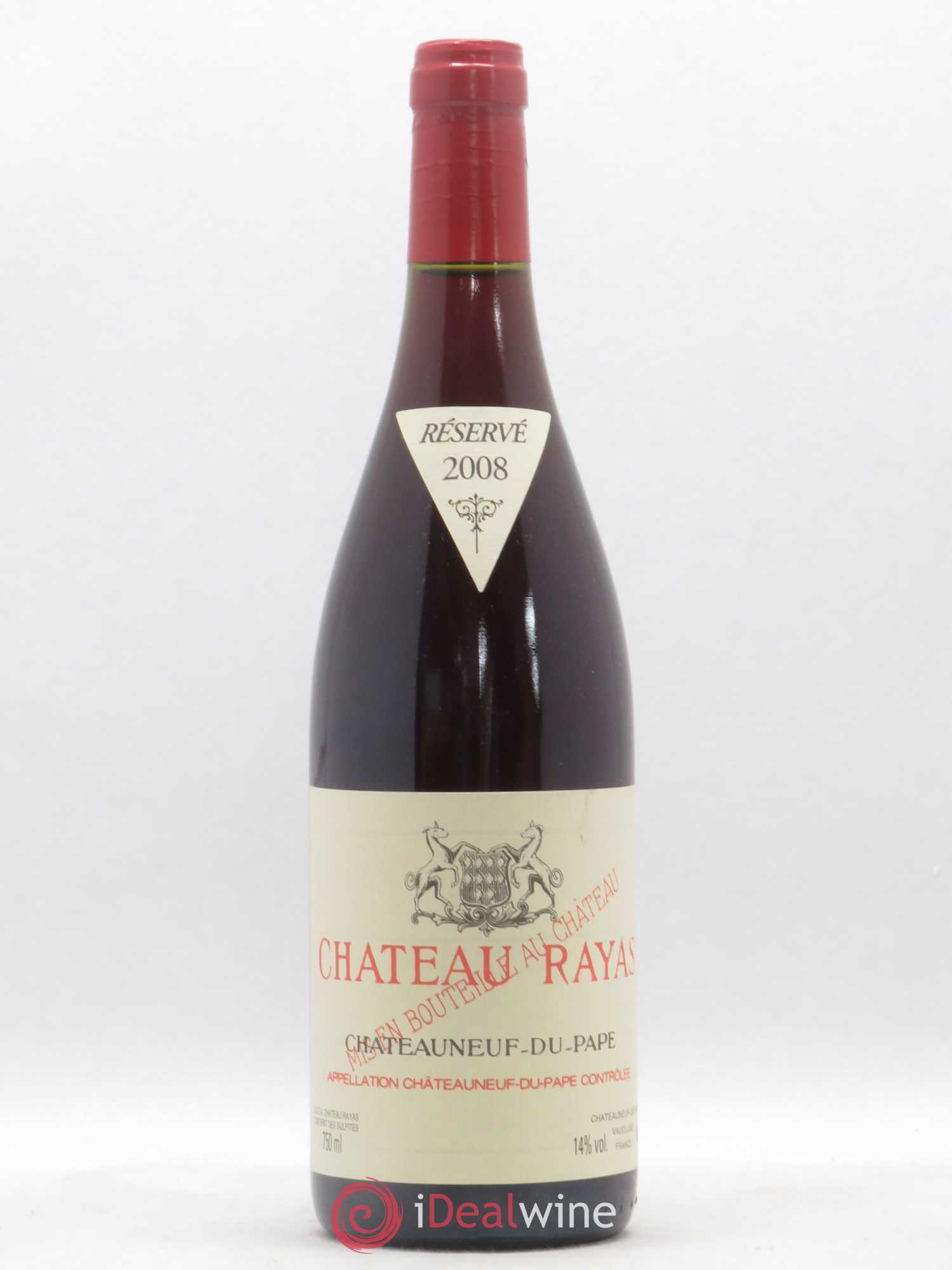 Châteauneuf-du-Pape Château Rayas Emmanuel Reynaud 2008 - Lot de 1 bouteille - 0