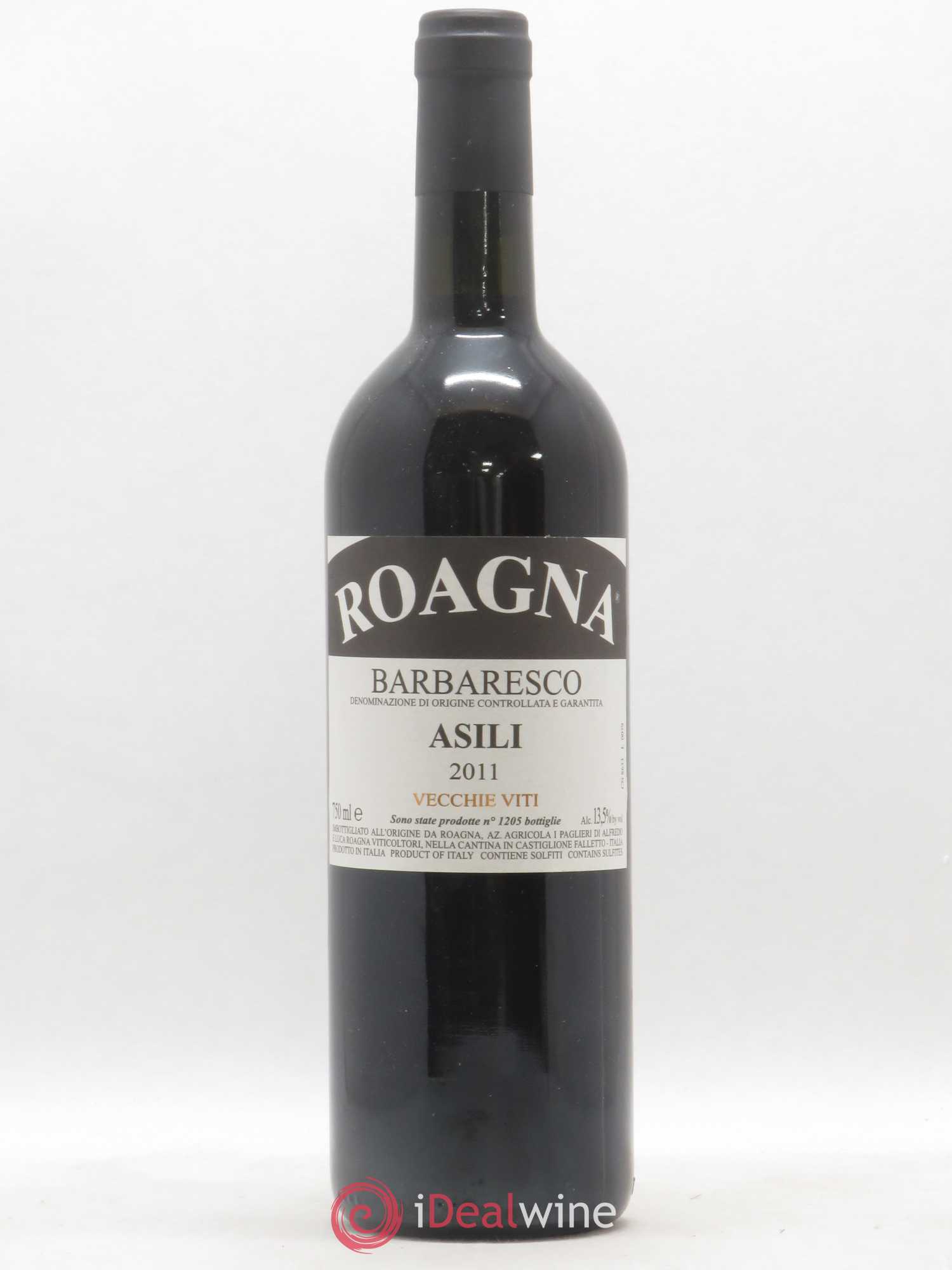 Barbaresco DOCG Asili Vecchie Viti Roagna 2011 - Lot de 1 bouteille - 0