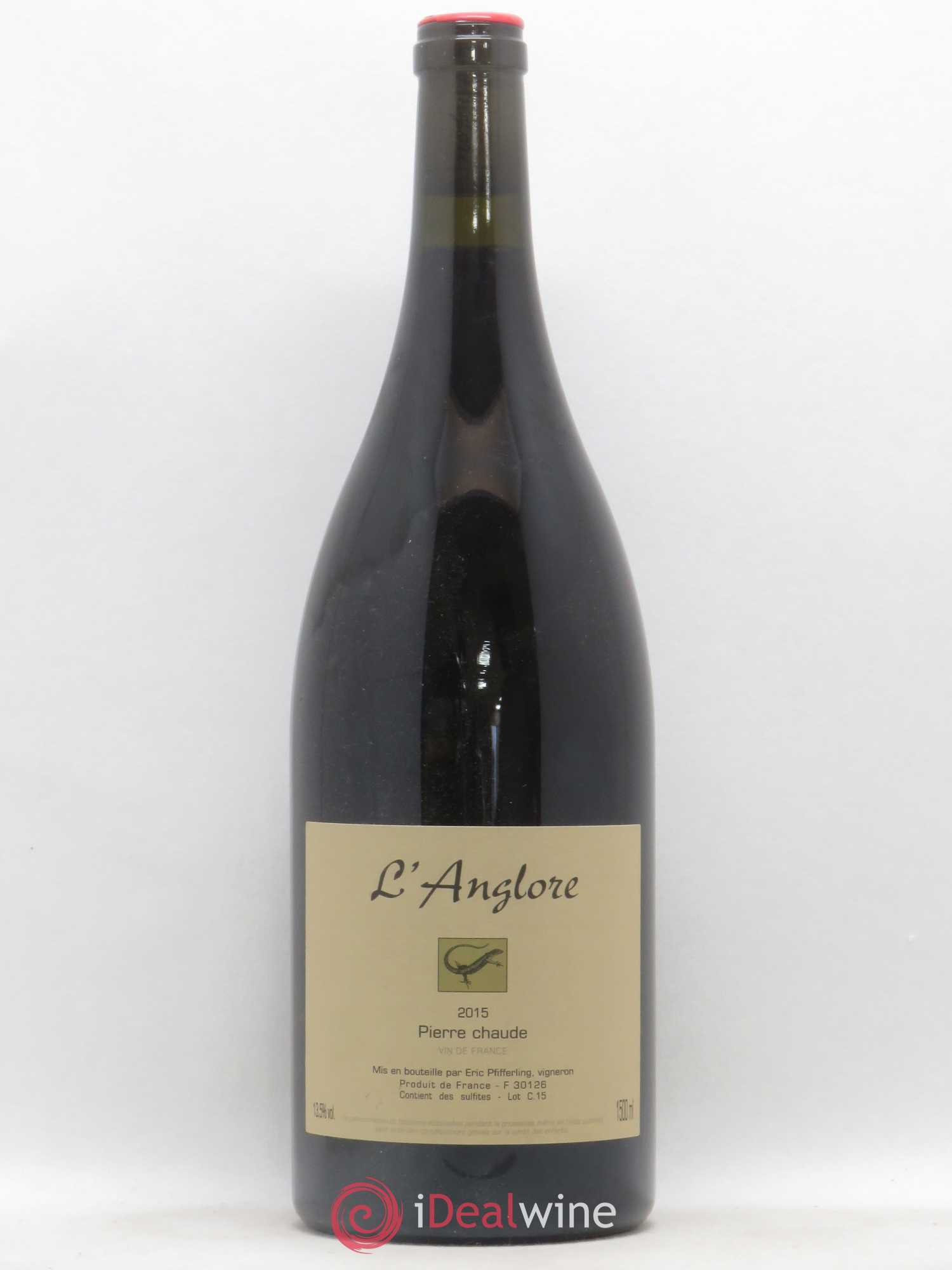 Vin de France Pierre chaude L'Anglore 2015 - Lot de 1 magnum - 0