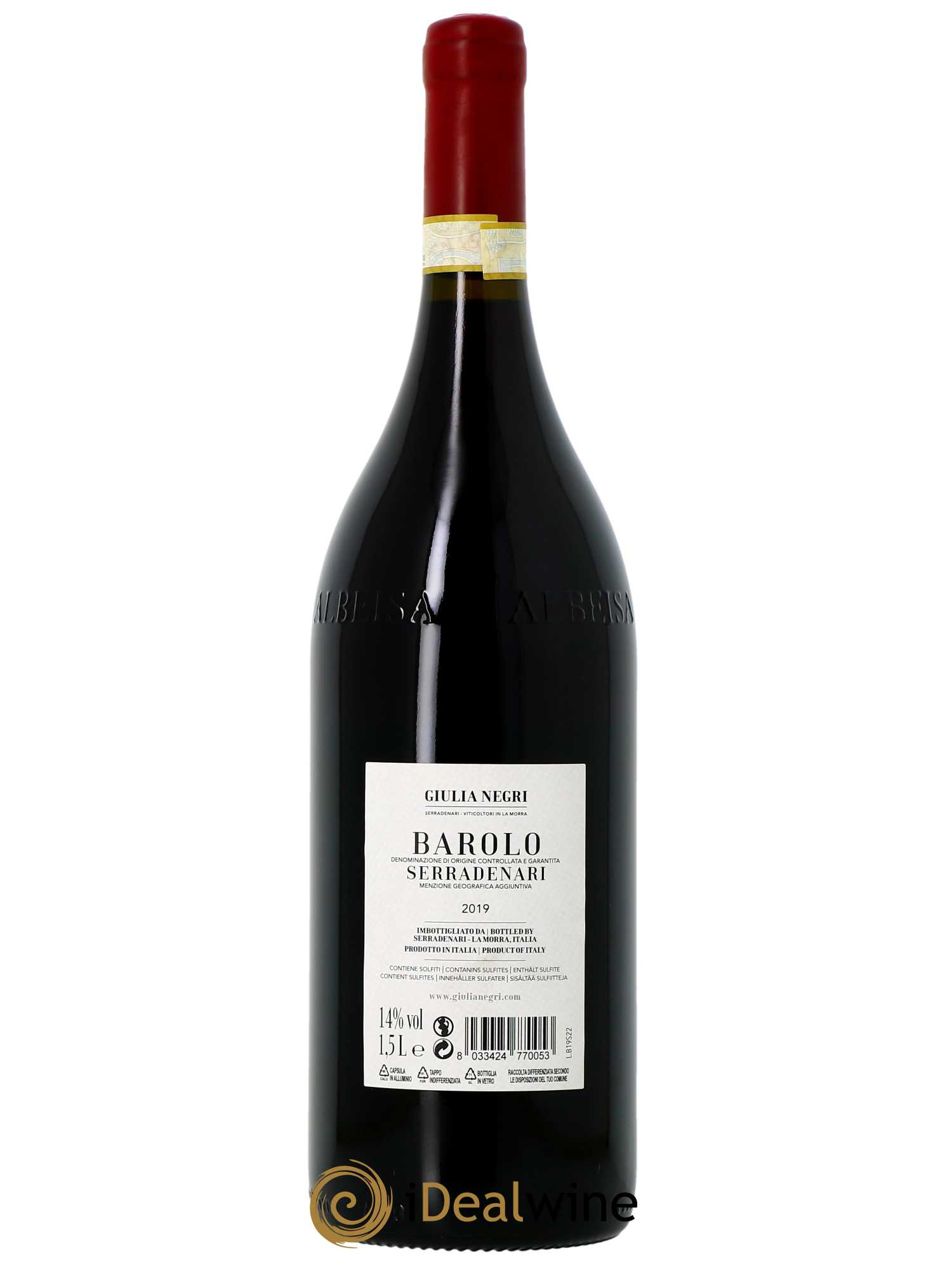 Barolo DOCG Giulia Negri Serradenari 2019 - Posten von 1 Magnum - 1