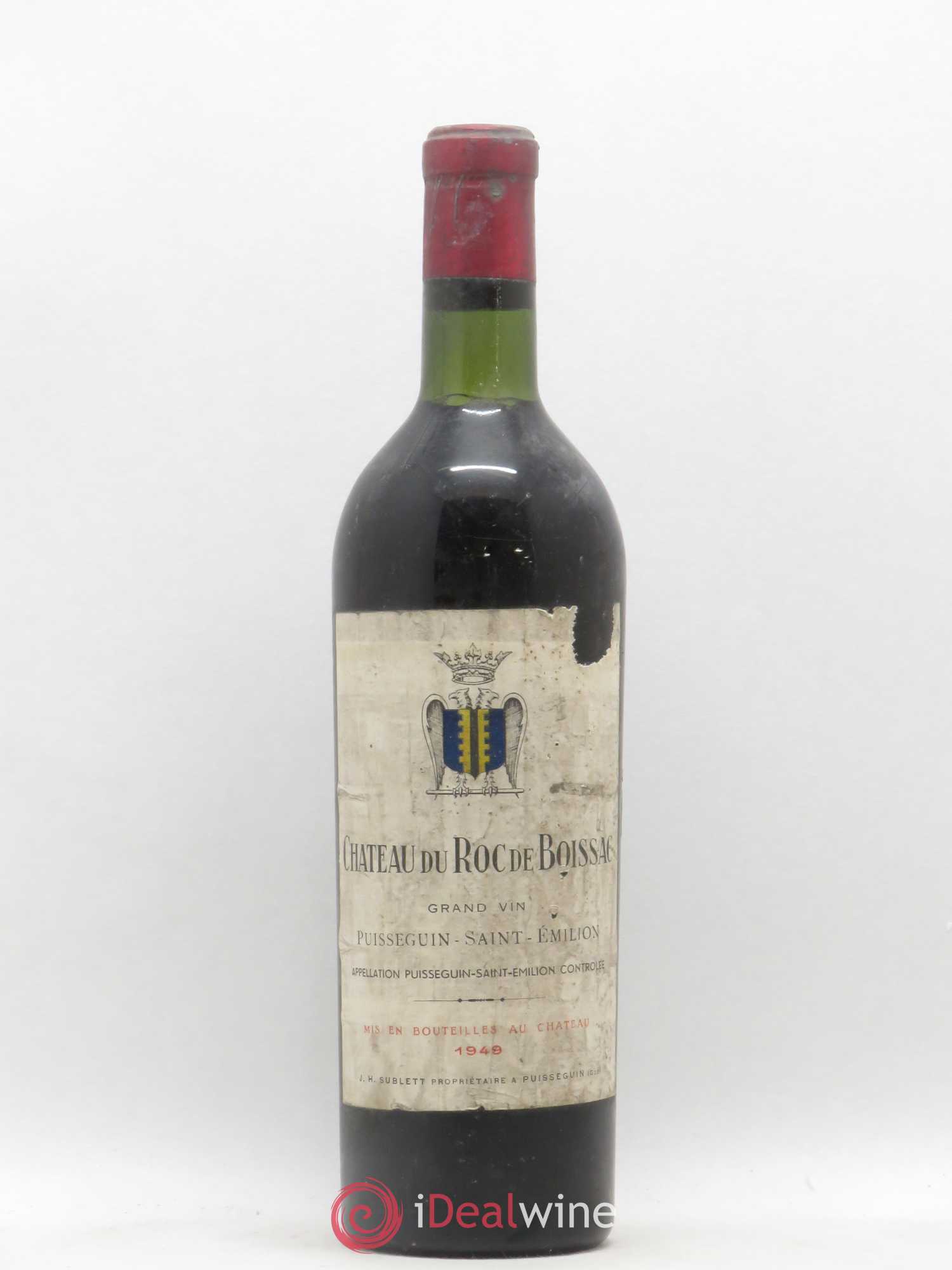 Puisseguin Saint-Émilion Château du Roc de Boissac 1949 - Lot de 1 bouteille - 0
