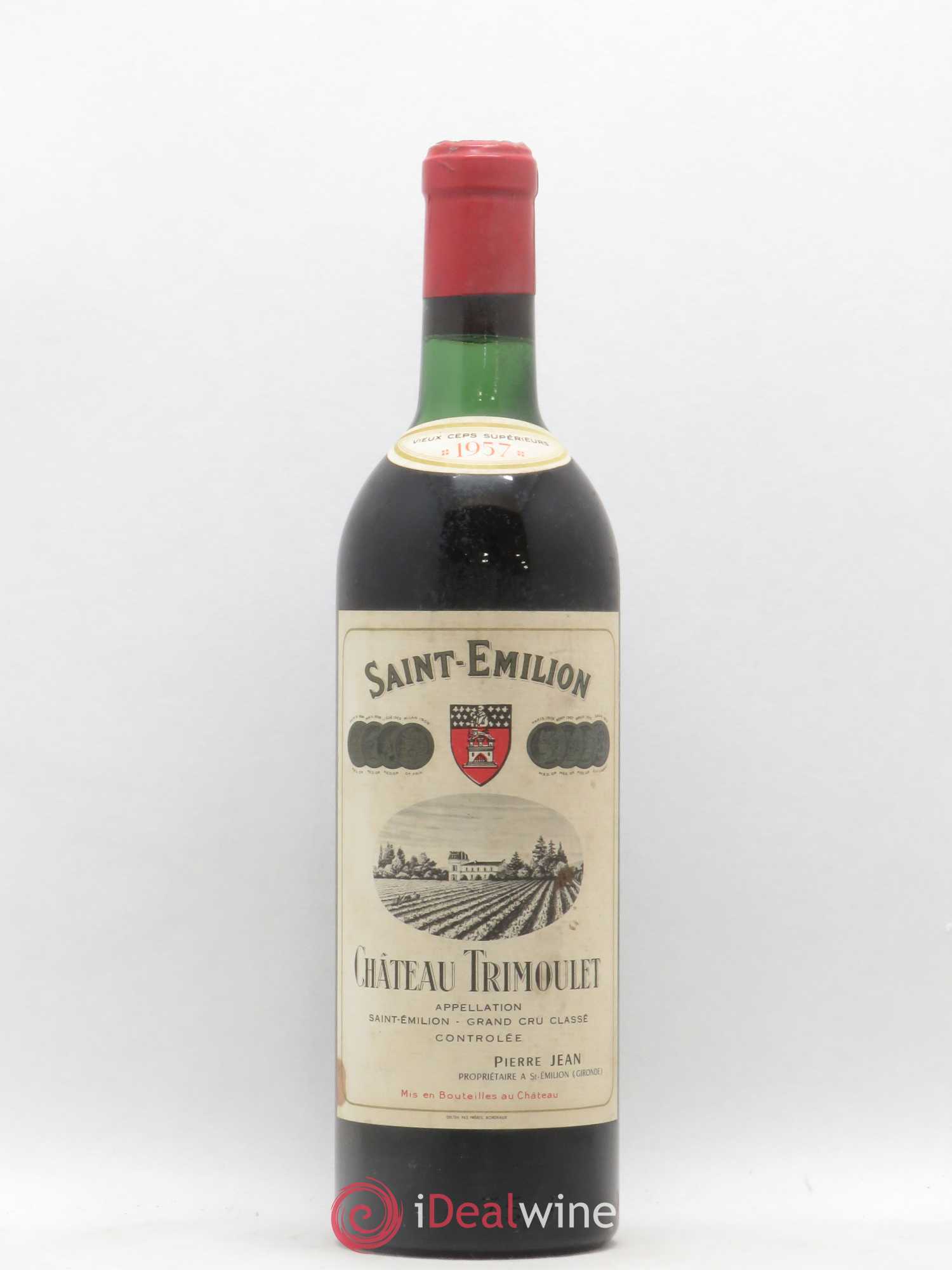 Château Trimoulet 1957 - Lot de 1 bouteille - 0