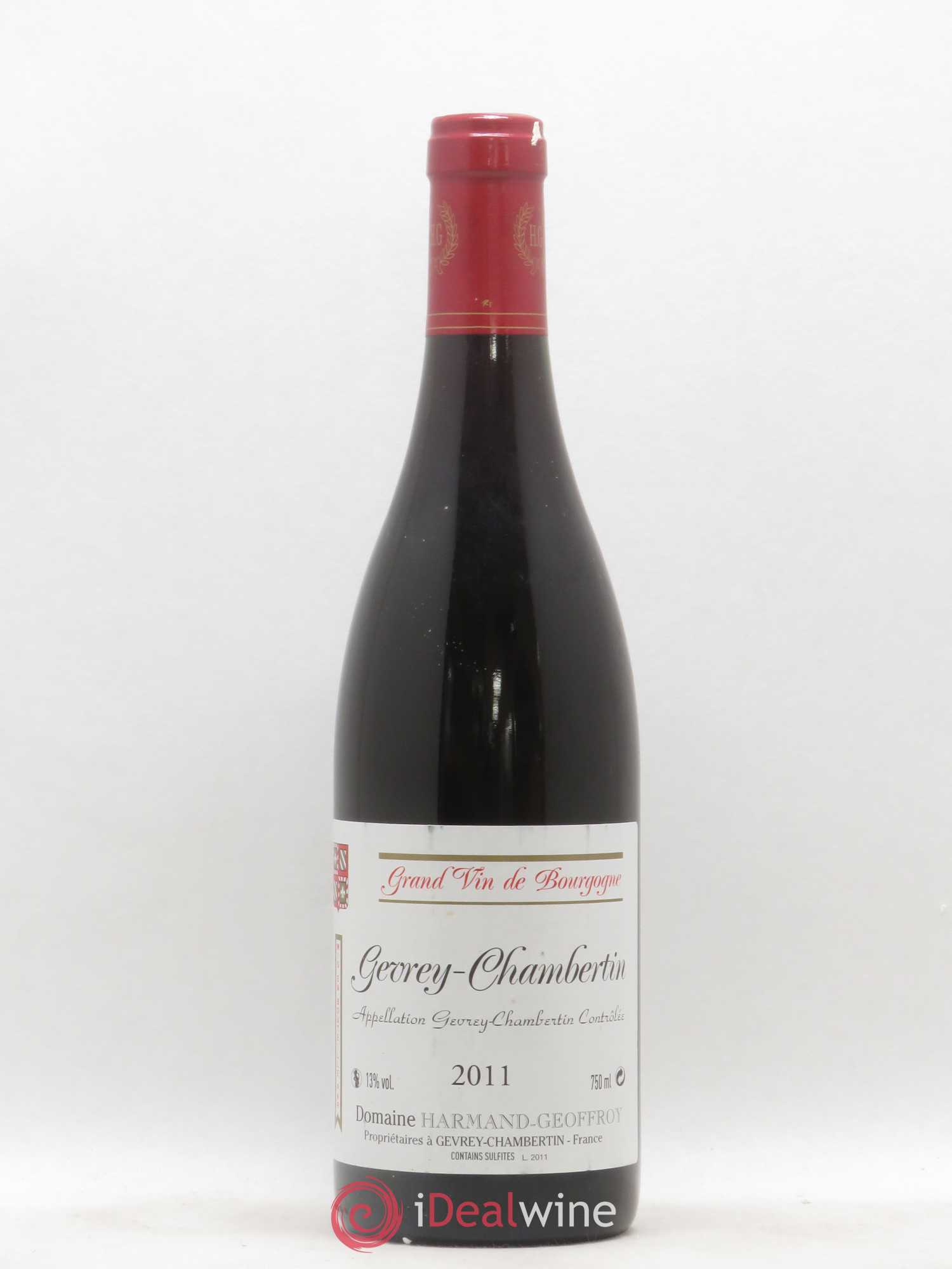 Gevrey-Chambertin Harmand-Geoffroy (Domaine) 2011 - Lot de 1 bouteille - 0