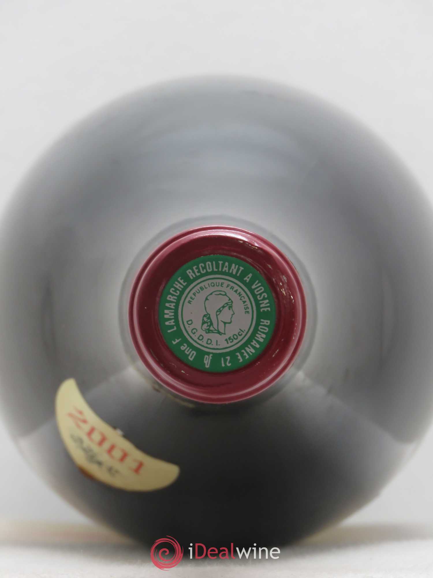 Clos de Vougeot Grand Cru Lamarche (Domaine) 2001 - Lot de 1 magnum - 2