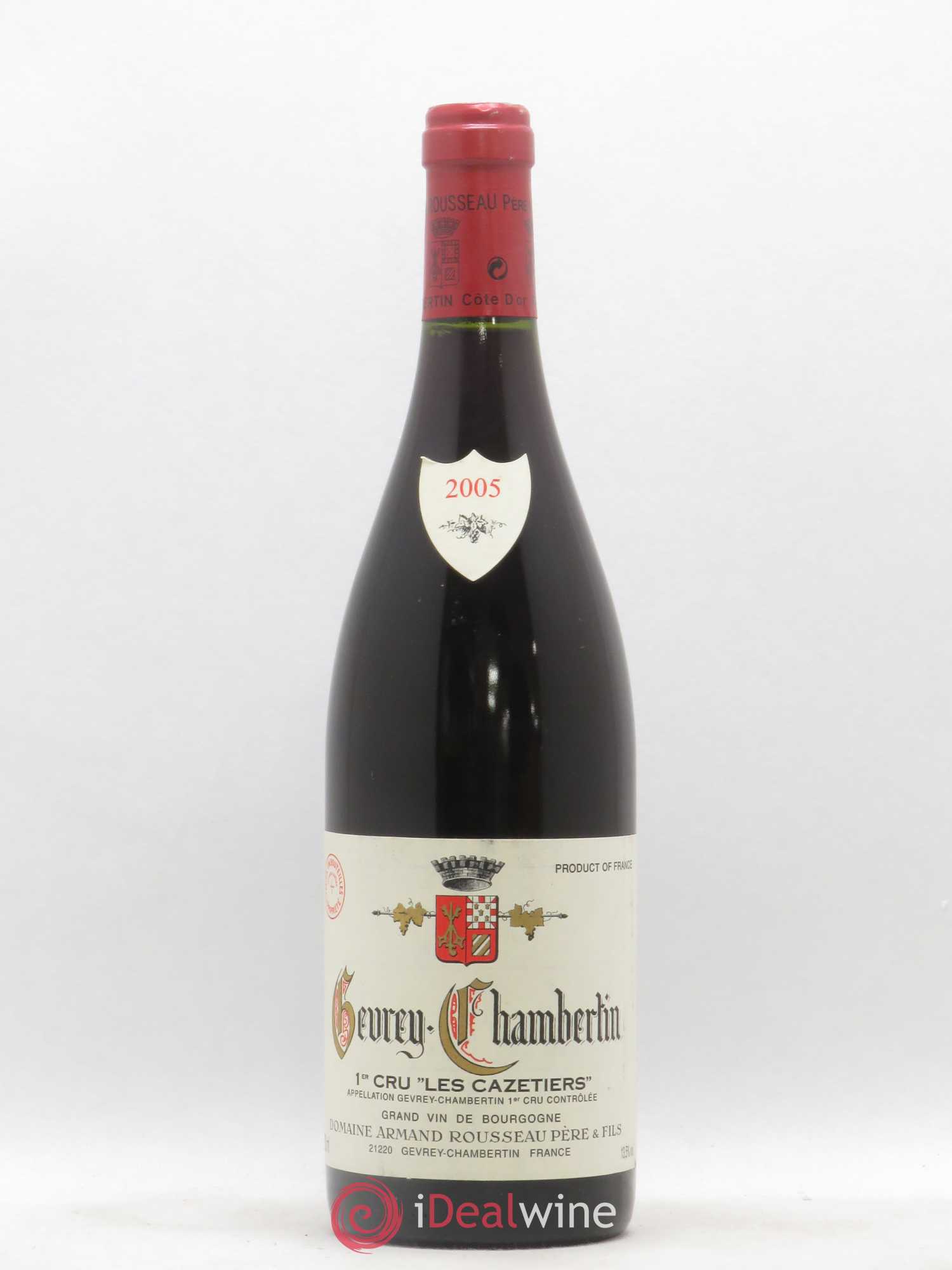 Gevrey-Chambertin 1er Cru Les Cazetiers Armand Rousseau (Domaine) 2005 - Lot de 1 bouteille - 0