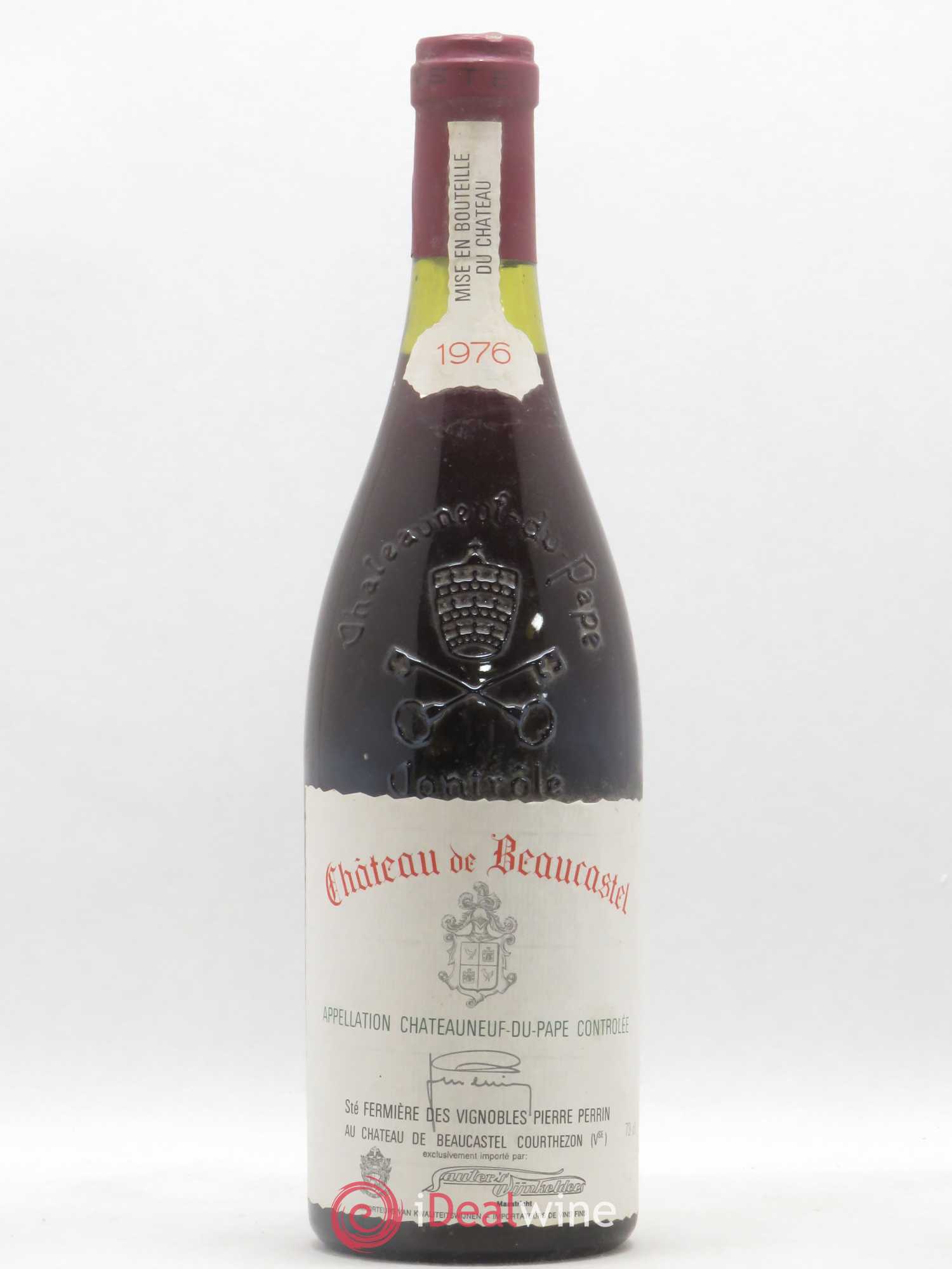Châteauneuf-du-Pape Château de Beaucastel Famille Perrin 1976 - Lot de 1 bouteille - 0
