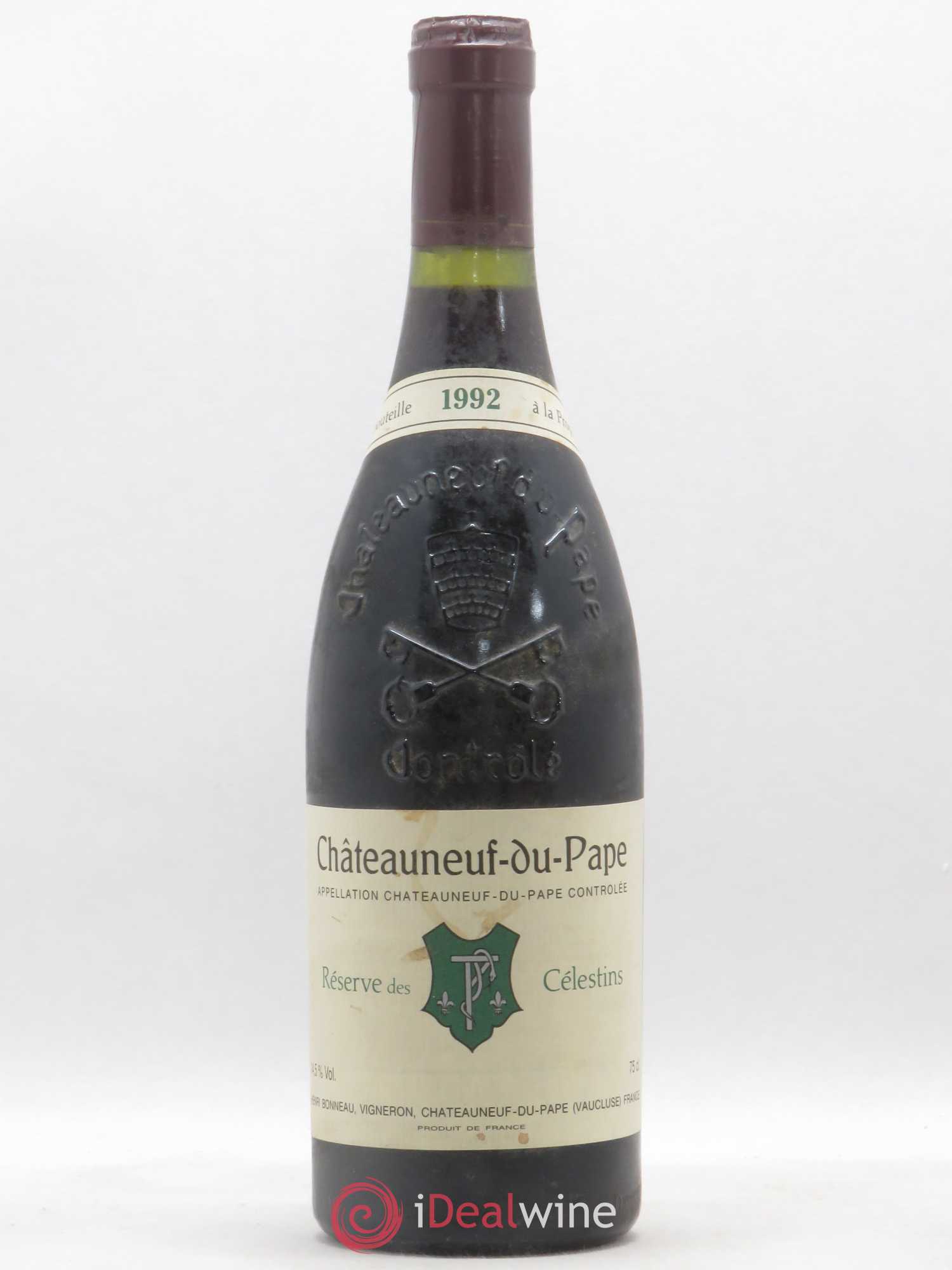Châteauneuf-du-Pape Réserve des Célestins Henri Bonneau & Fils 1992 - Lot de 1 bouteille - 0