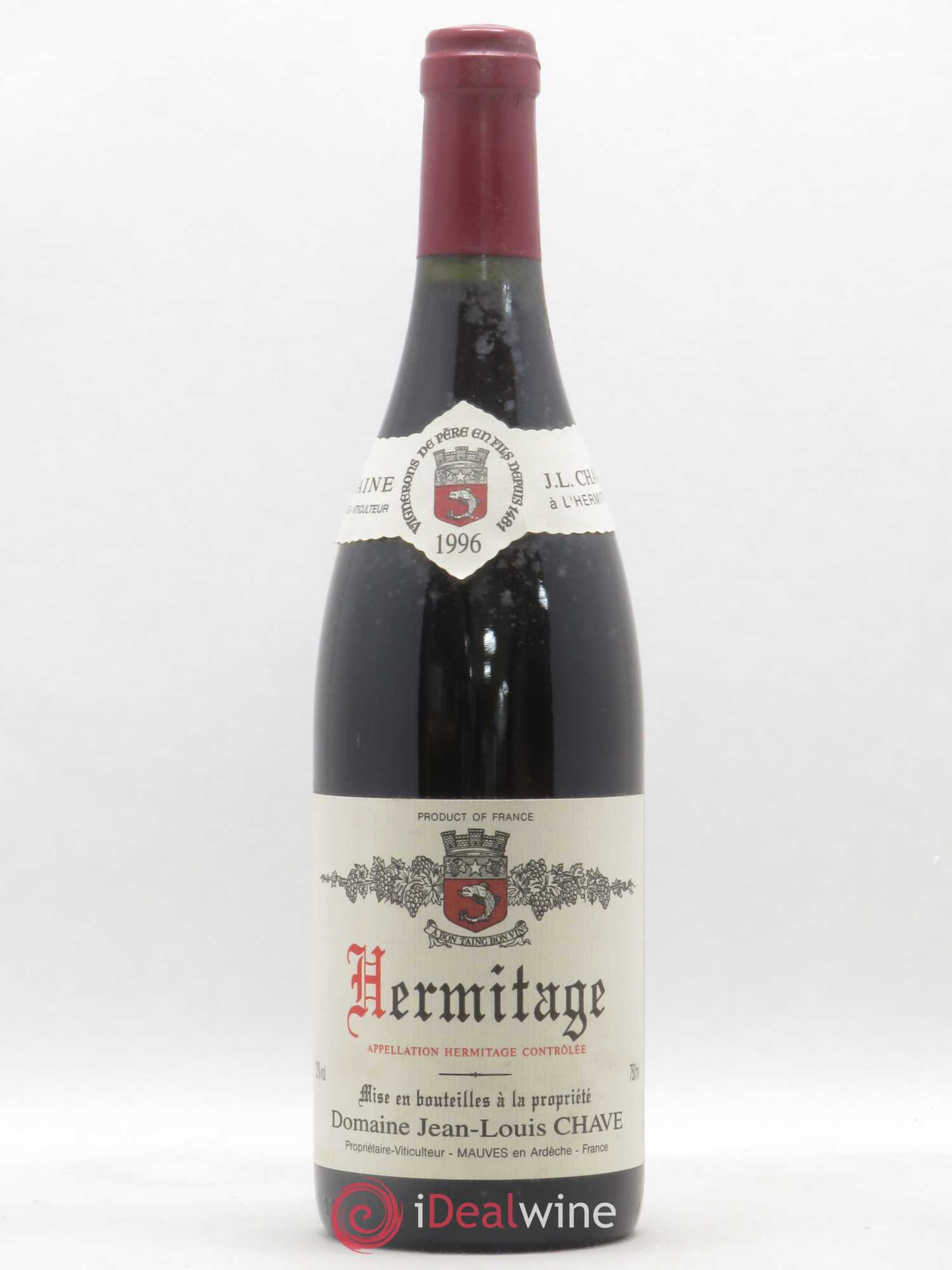 Hermitage Jean-Louis Chave 1996 - Lot de 1 bouteille - 0