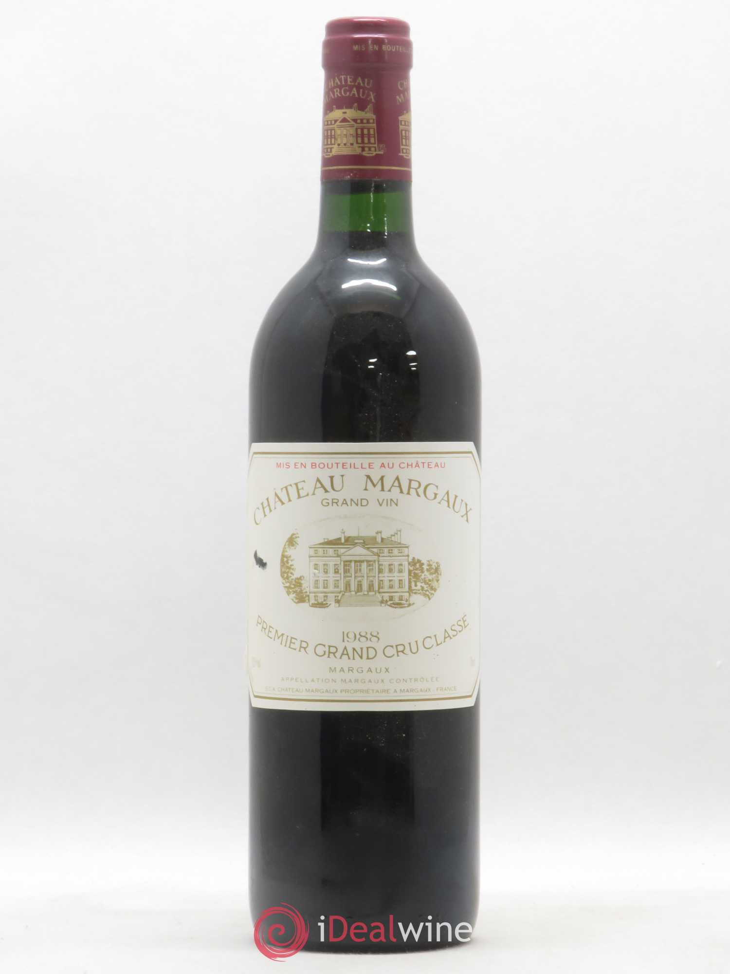 Château Margaux 1er Grand Cru Classé 1988 - Lot de 1 bouteille - 0