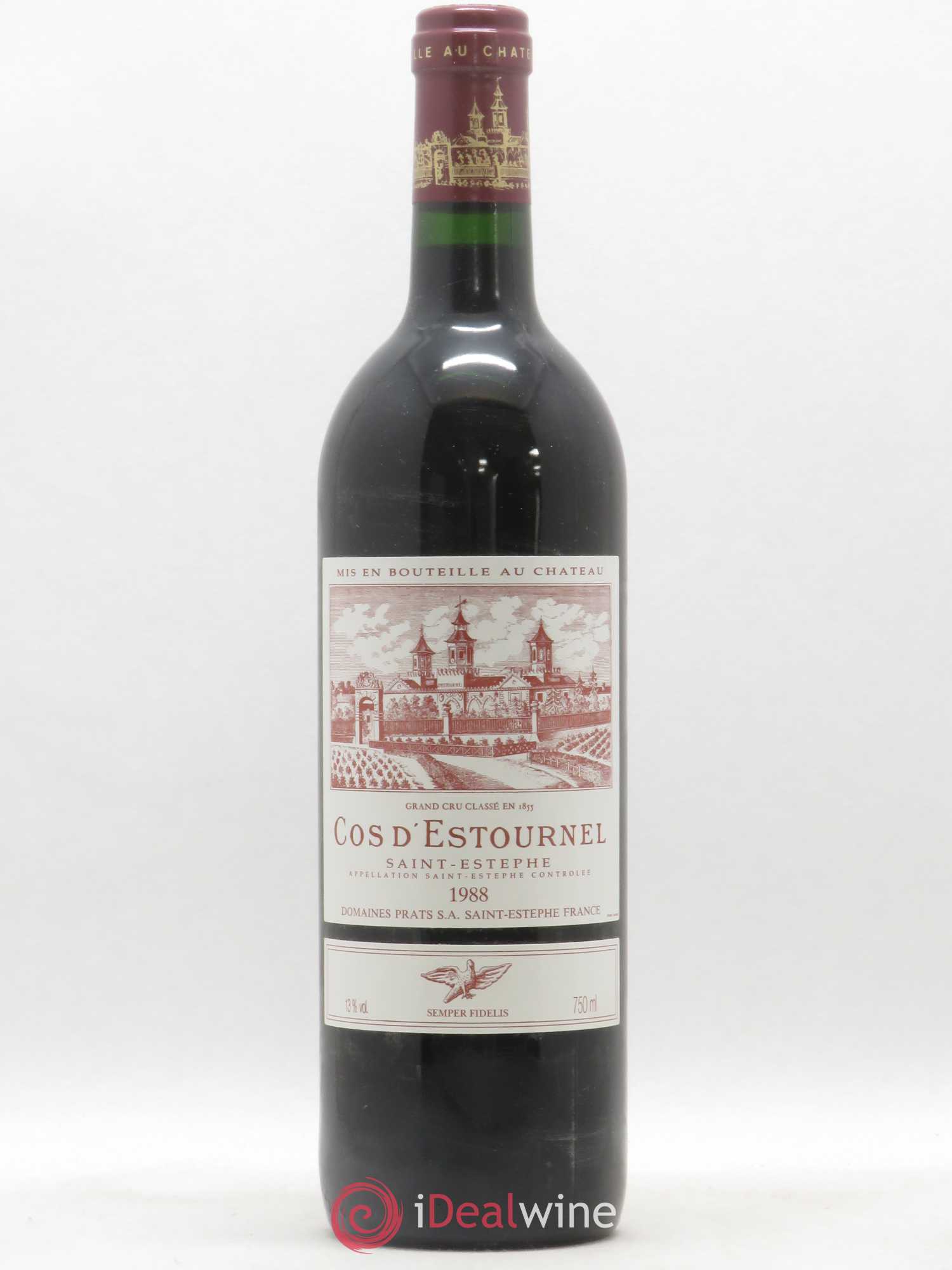 Cos d'Estournel 2ème Grand Cru Classé 1988 - Lot de 1 bouteille - 0