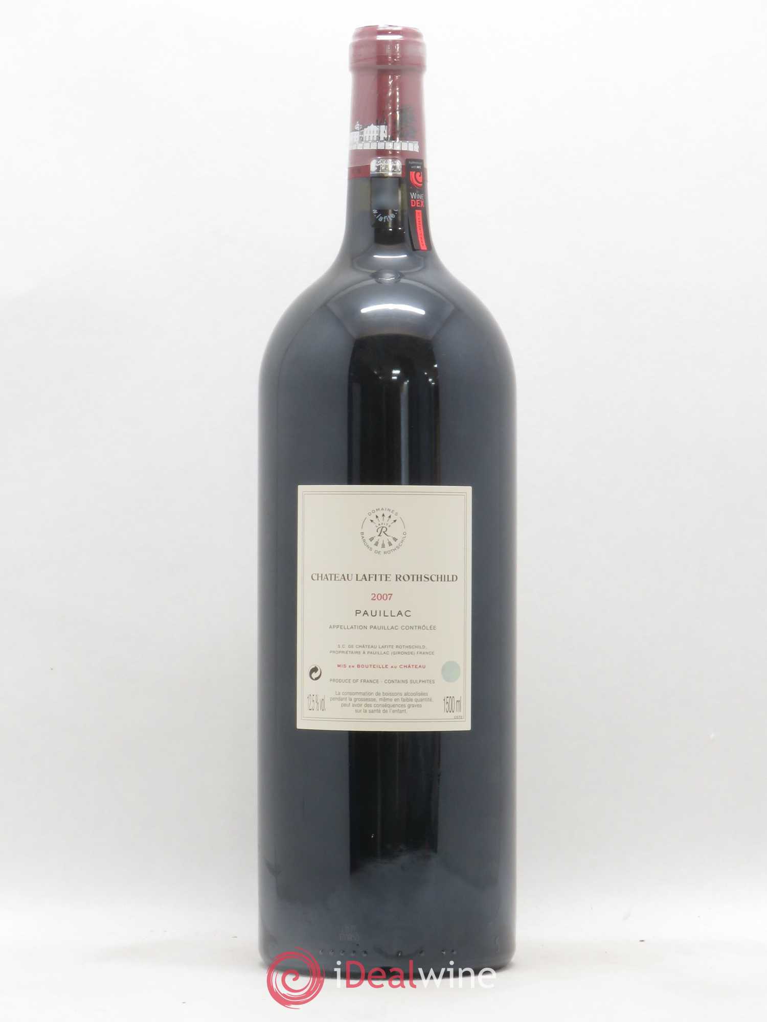 Château Lafite Rothschild 1er Grand Cru Classé 2007 - Lot de 1 magnum - 1