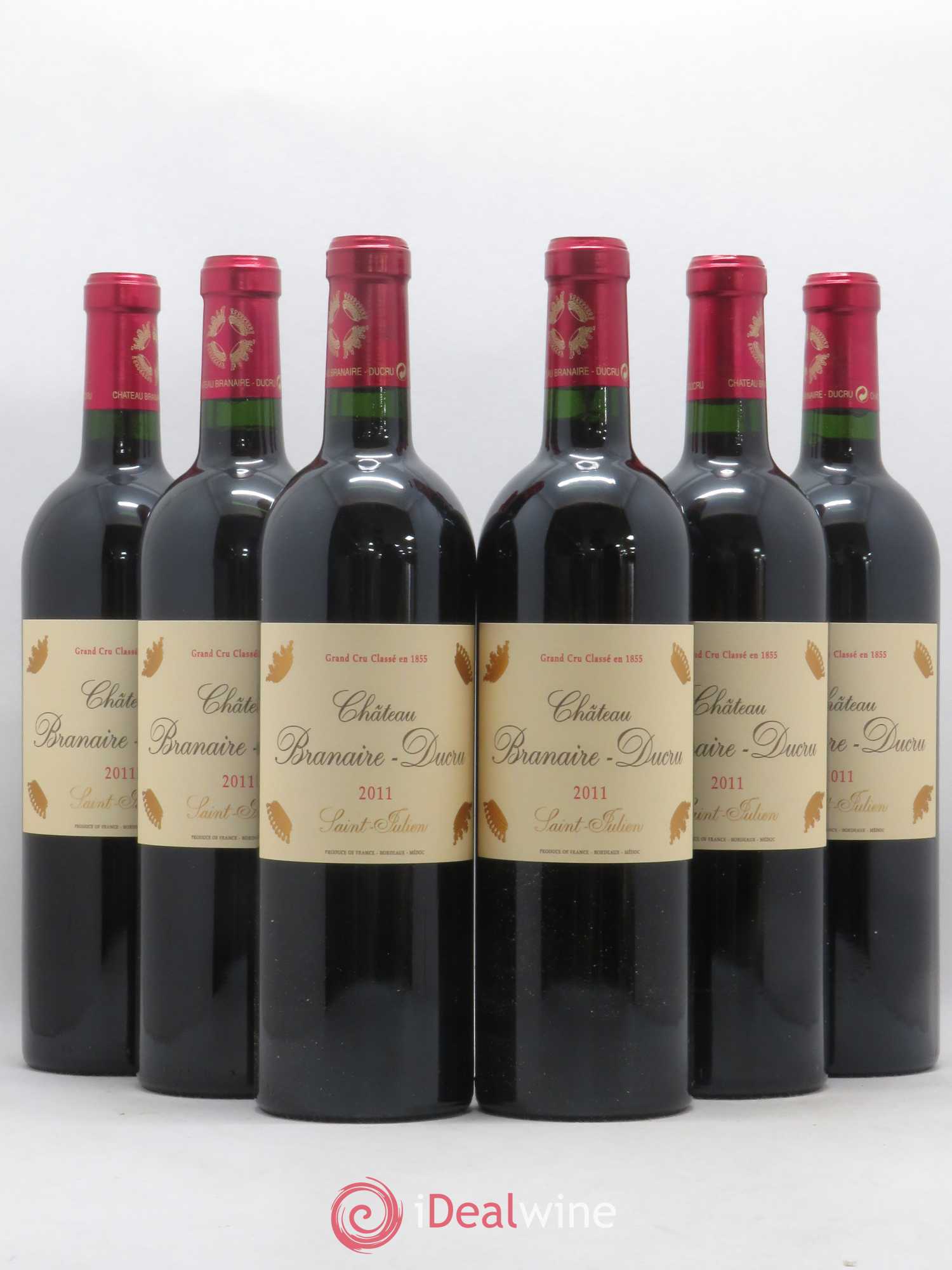 Château Branaire Ducru 4ème Grand Cru Classé 2011 - Lot de 6 bouteilles - 0
