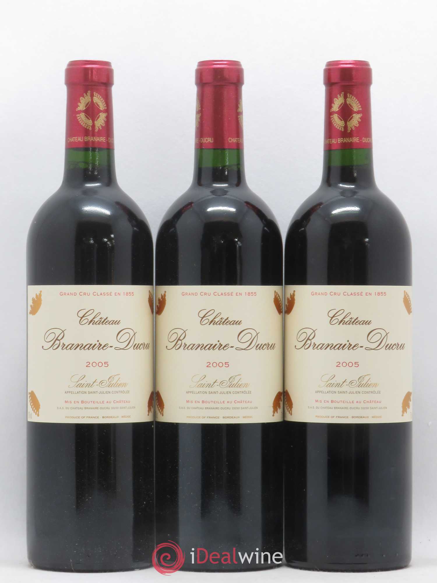 Château Branaire Ducru 4ème Grand Cru Classé 2005 - Lotto di 6 bottiglie - 2