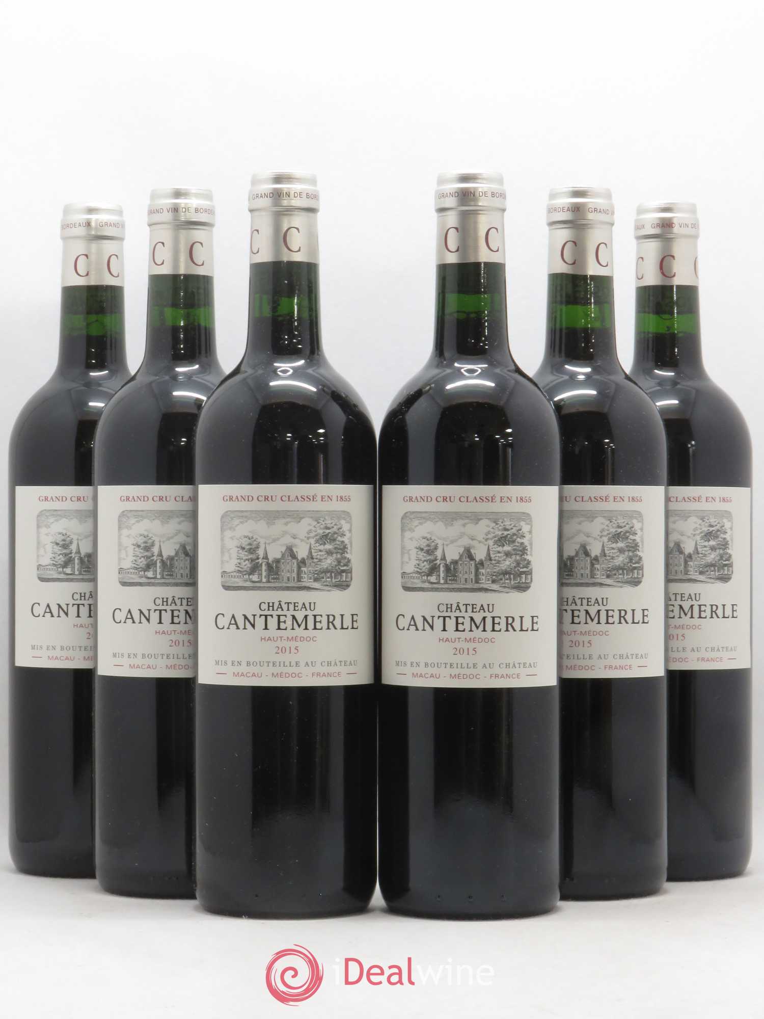 Château Cantemerle 5ème Grand Cru Classé 2015 - Lot de 6 bouteilles - 0