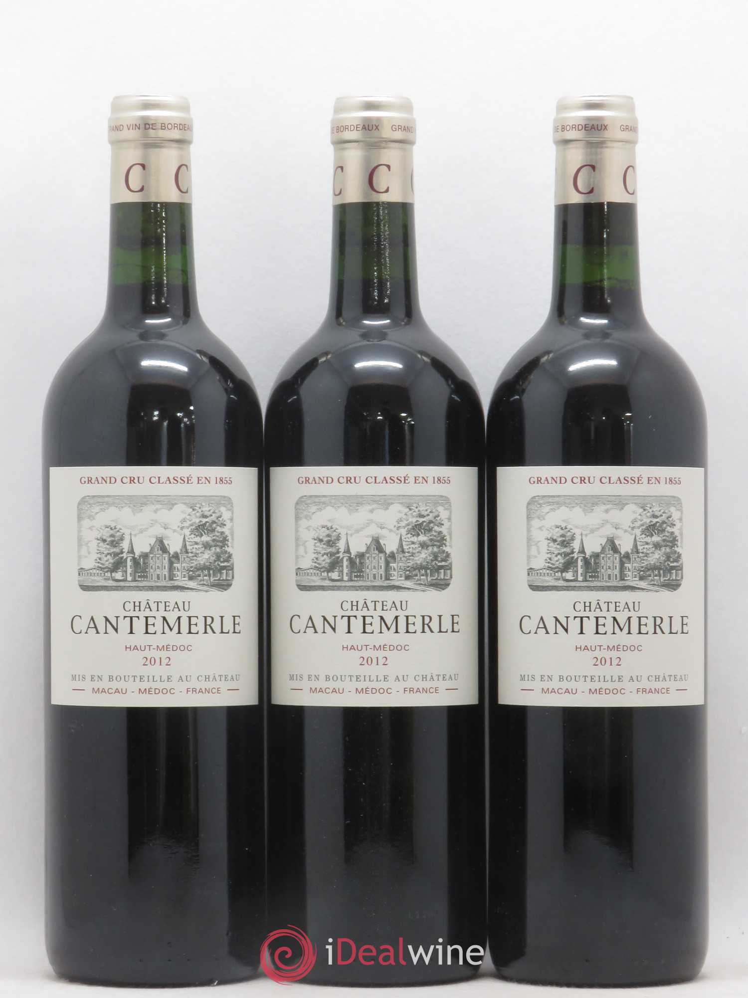 Château Cantemerle 5ème Grand Cru Classé 2012 - Lot de 6 bouteilles - 1
