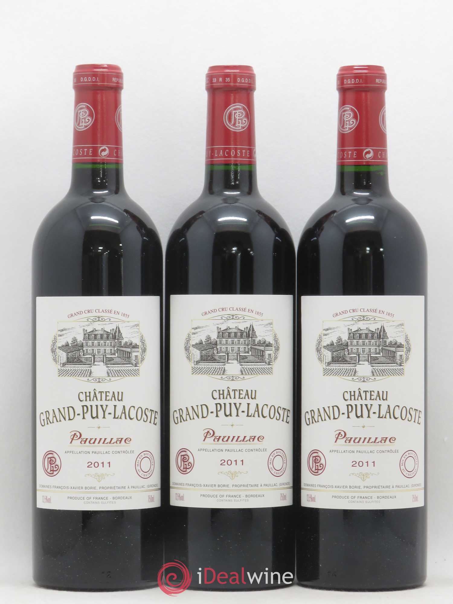 Château Grand Puy Lacoste 5ème Grand Cru Classé 2011 - Lot de 6 bouteilles - 2