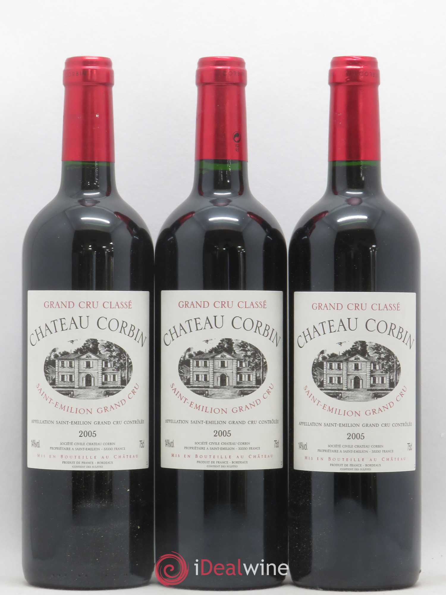 Château Corbin Grand Cru Classé 2005 - Lot de 6 bouteilles - 2