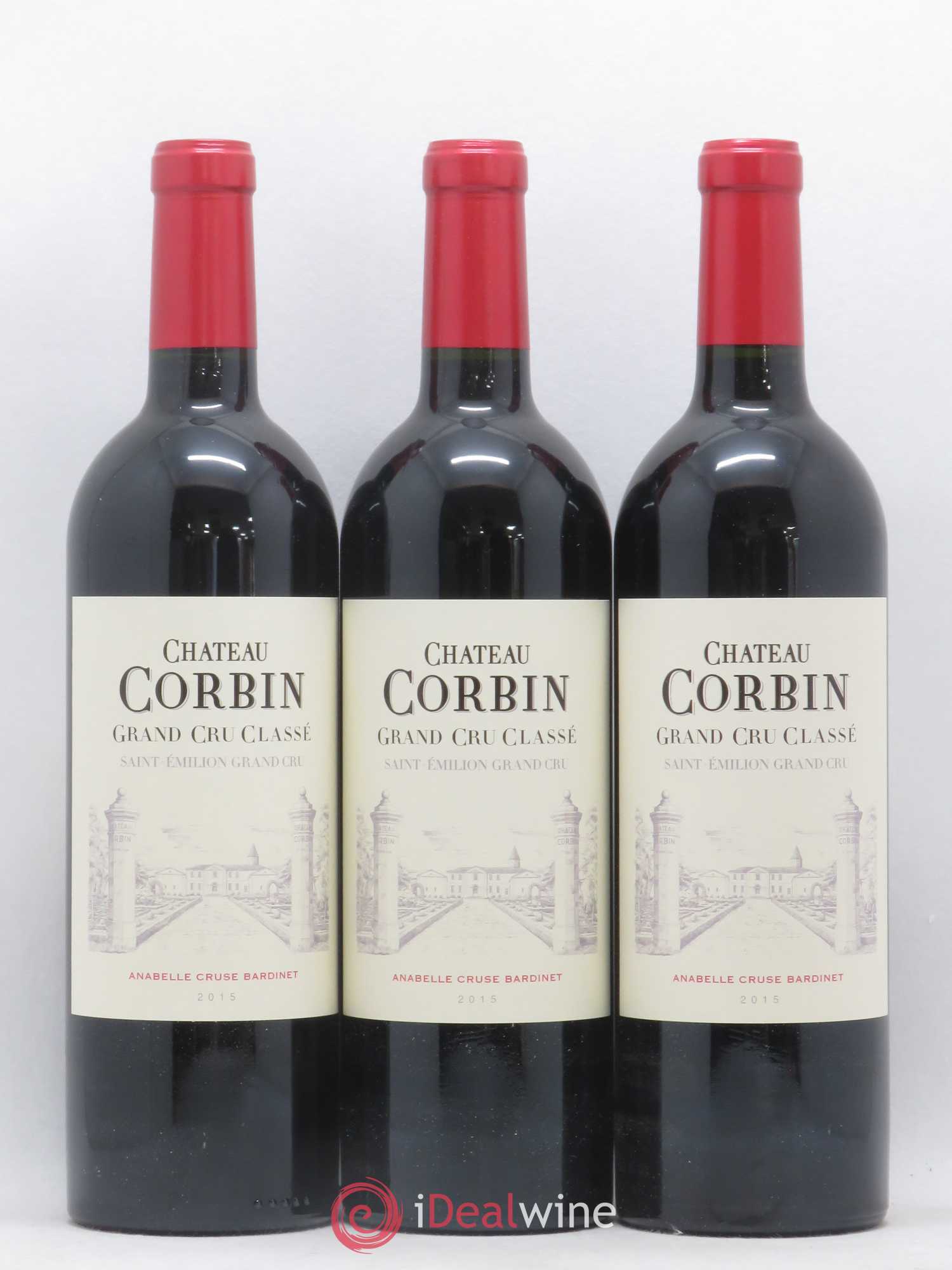 Château Corbin Grand Cru Classé 2015 - Lot de 6 bouteilles - 2