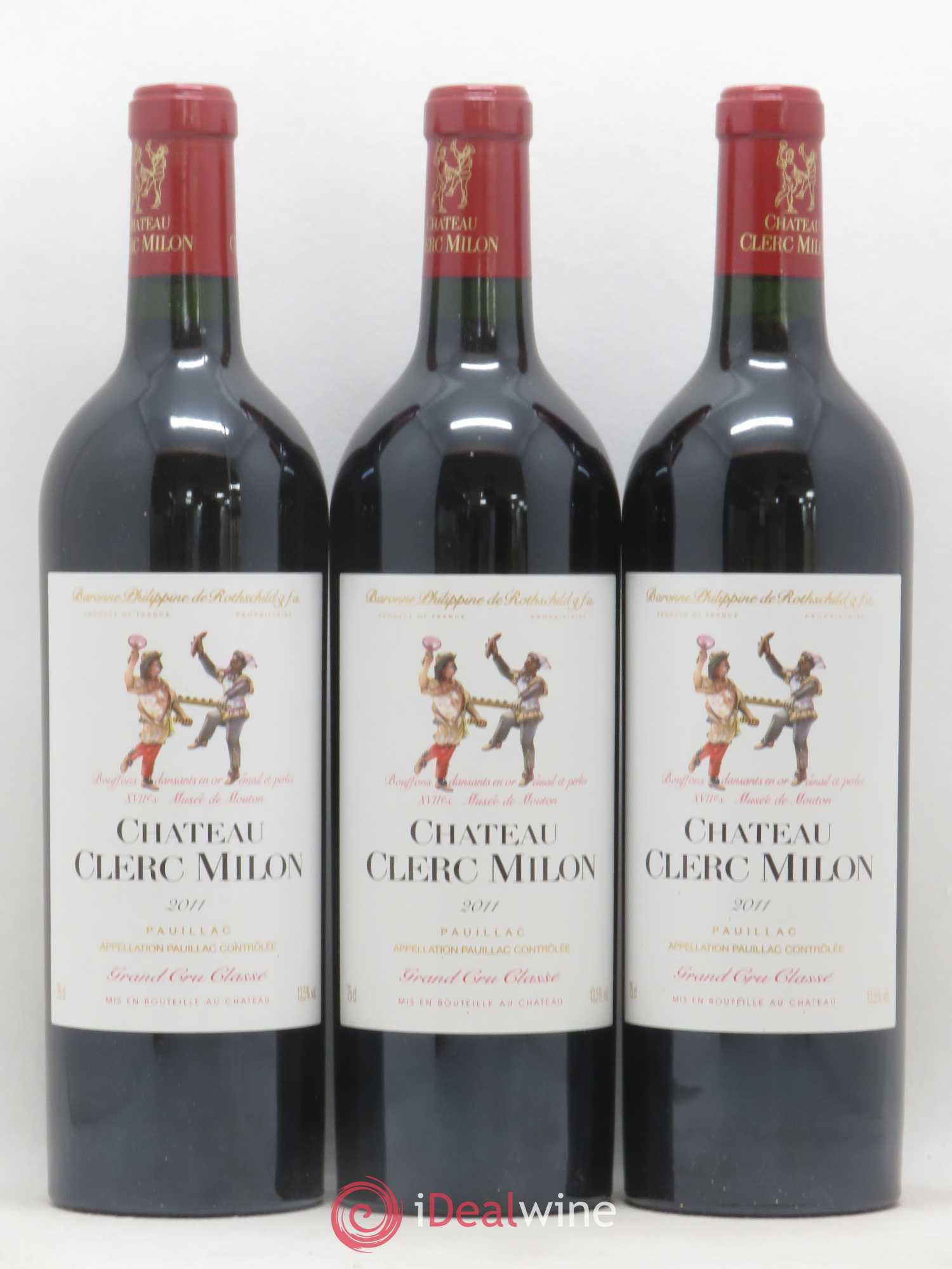 Château Clerc Milon 5ème Grand Cru Classé 2011 - Lot de 12 bouteilles - 1