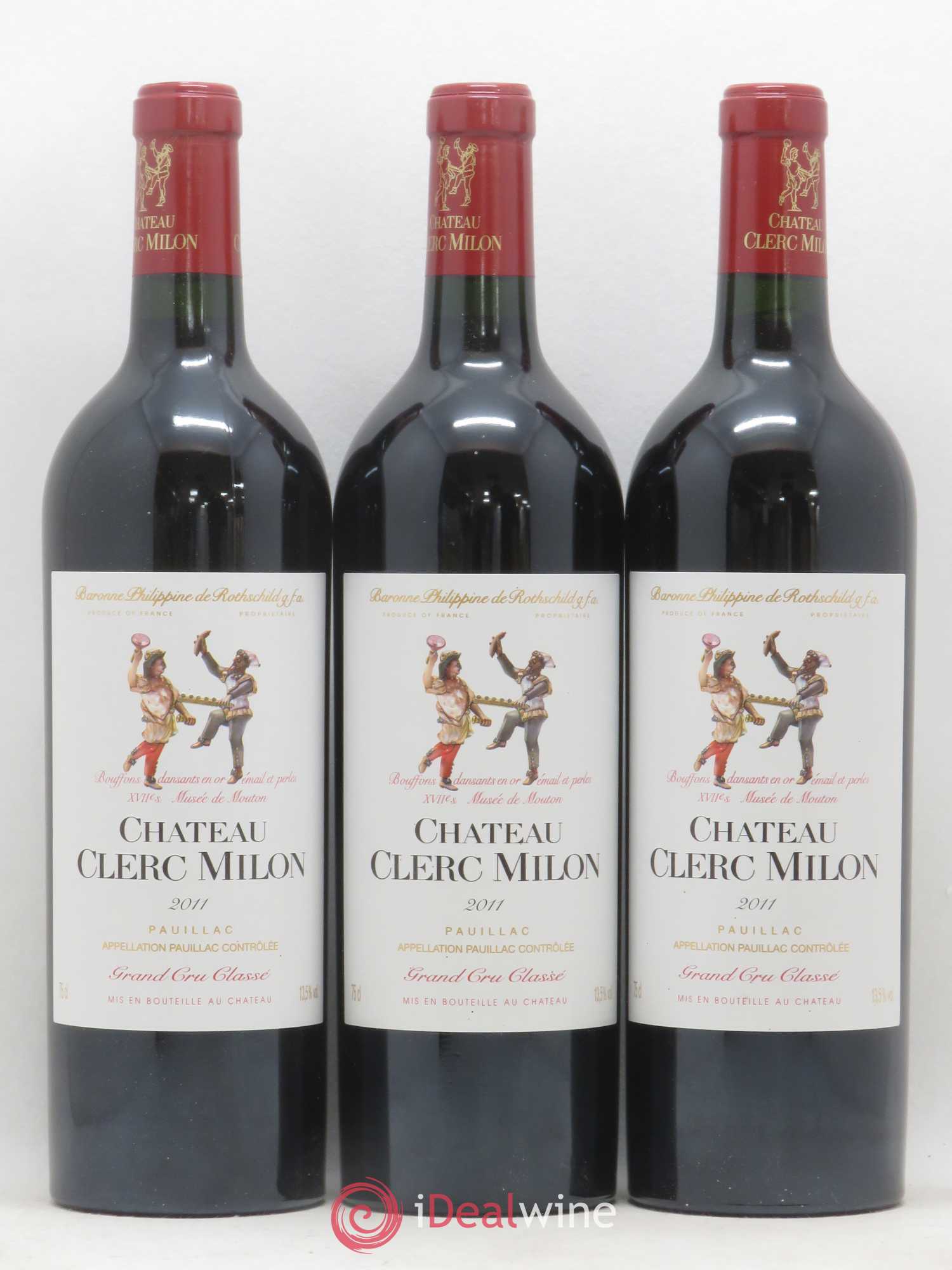 Château Clerc Milon 5ème Grand Cru Classé 2011 - Lot de 12 bouteilles - 4