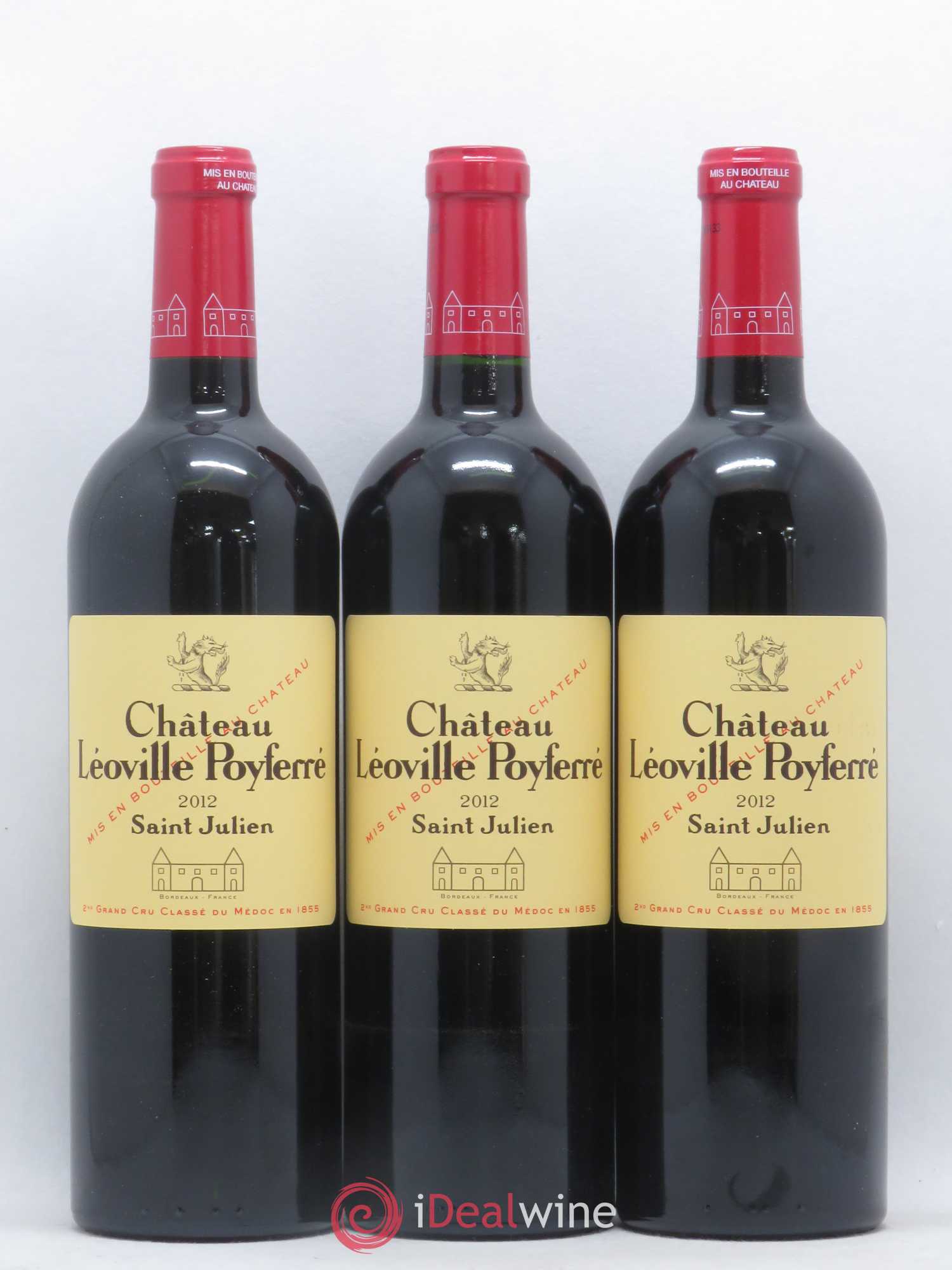 Château Léoville Poyferré 2ème Grand Cru Classé 2012 - Lot de 12 bouteilles - 1