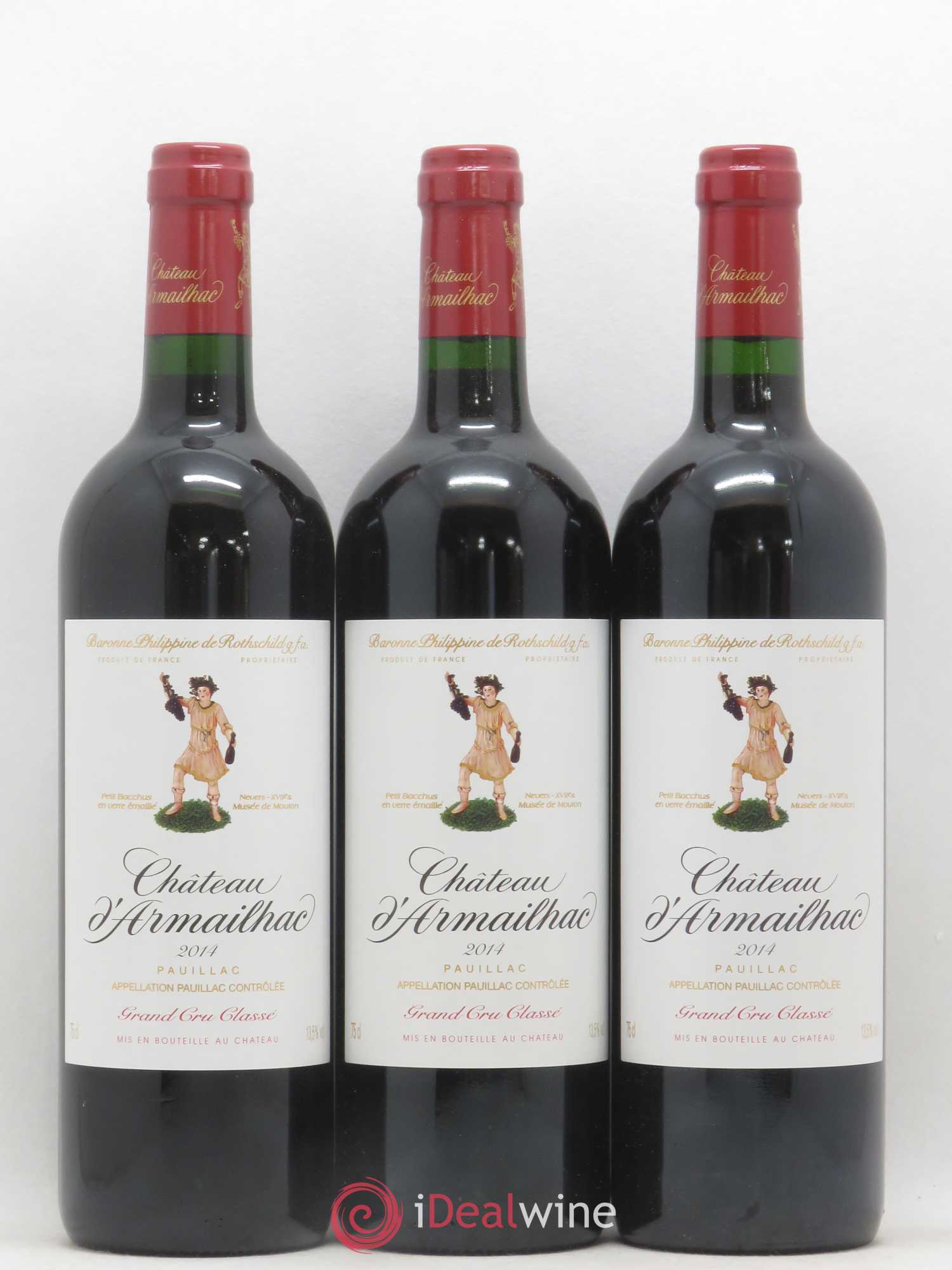Château d' Armailhac - Mouton Baron(ne) Philippe 5ème Grand Cru Classé 2014 - Lot de 12 bouteilles - 4