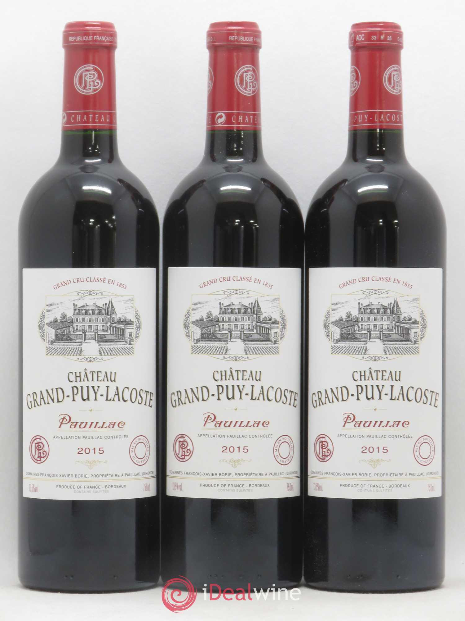 Château Grand Puy Lacoste 5ème Grand Cru Classé 2015 - Lot de 12 bouteilles - 4