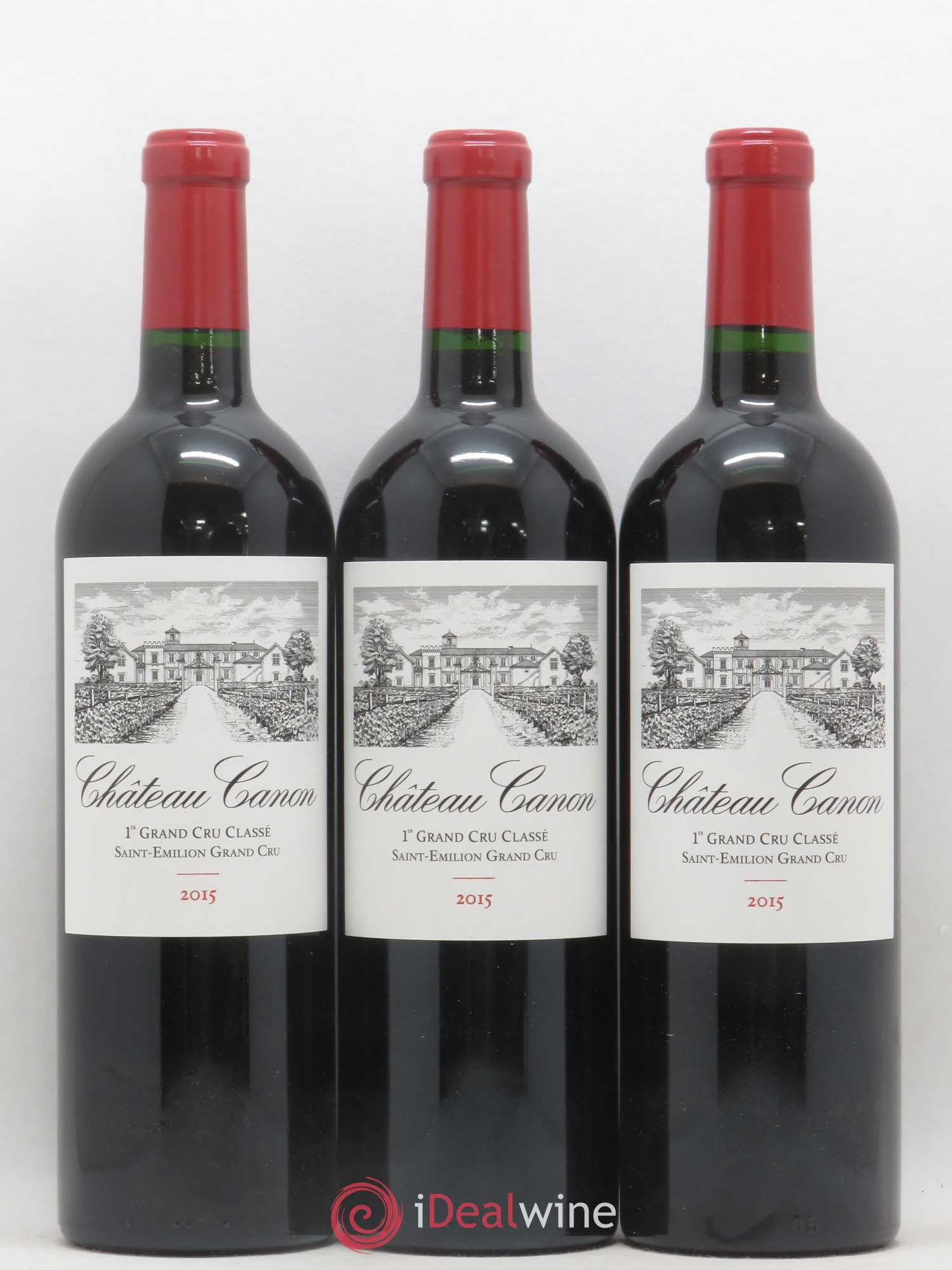 Château Canon 1er Grand Cru Classé B 2015 - Lotto di 6 bottiglie - 1