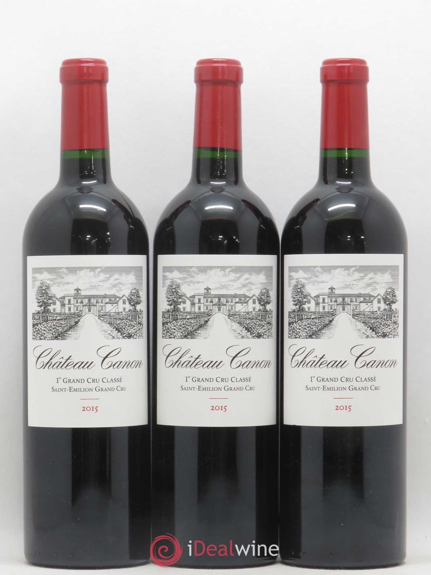 Château Canon 1er Grand Cru Classé B 2015 - Lotto di 6 bottiglie - 3