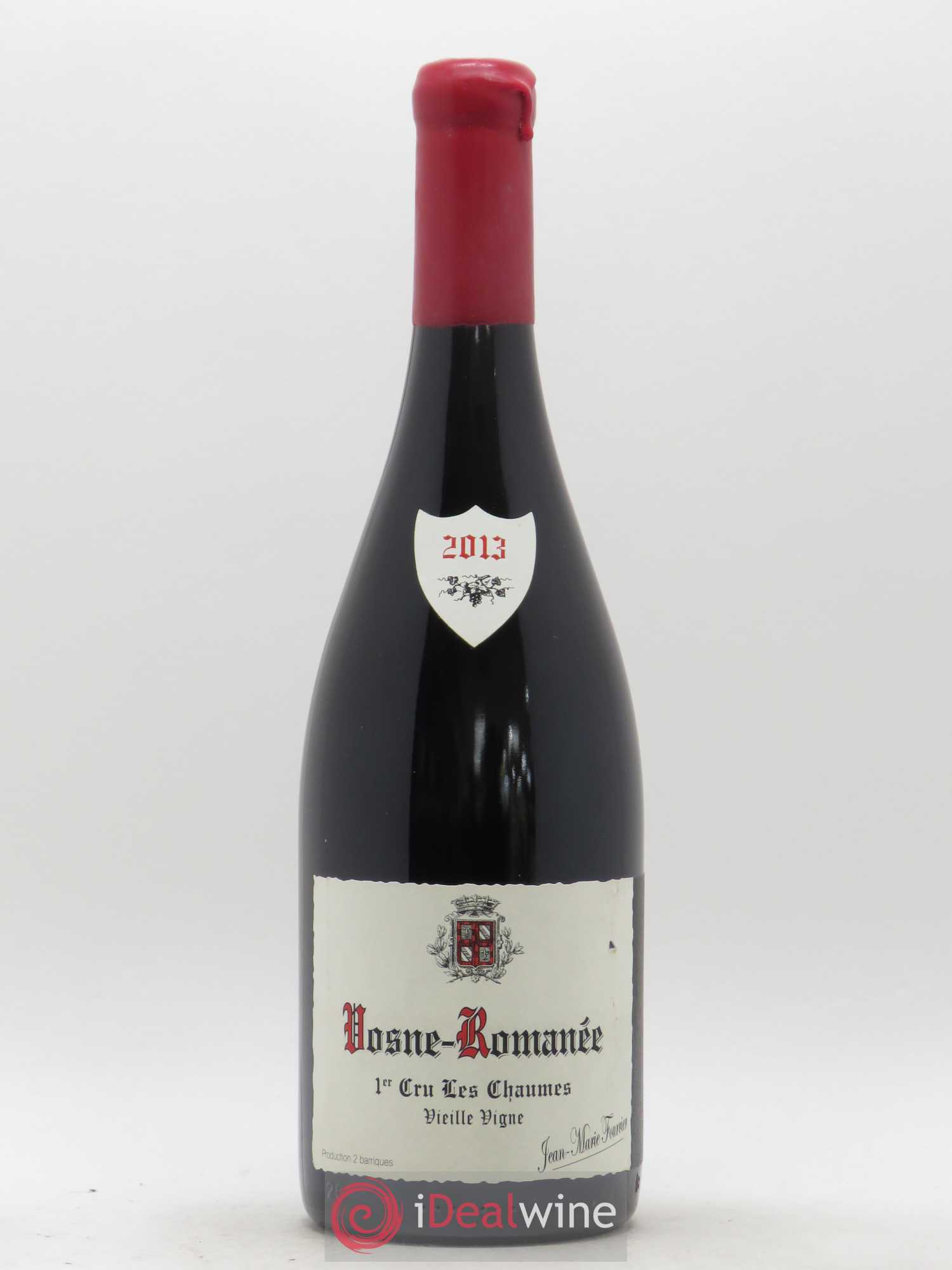 Vosne-Romanée 1er Cru Les Chaumes Vieilles vignes Domaine Fourrier 2013 - Posten von 1 Flasche - 0