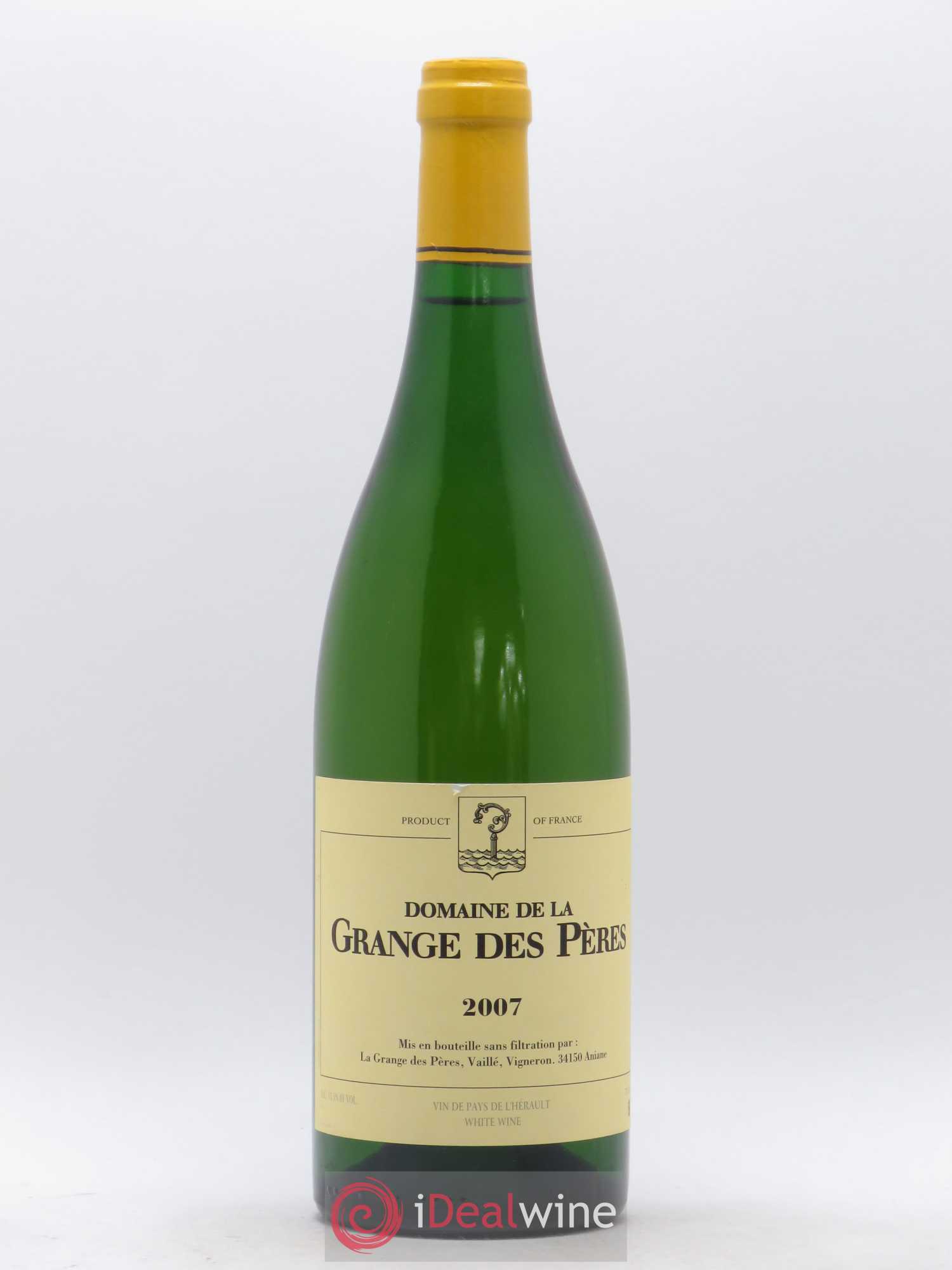 Pays d'Hérault Grange des Pères Laurent Vaillé 2007 - Lot de 1 bouteille - 0