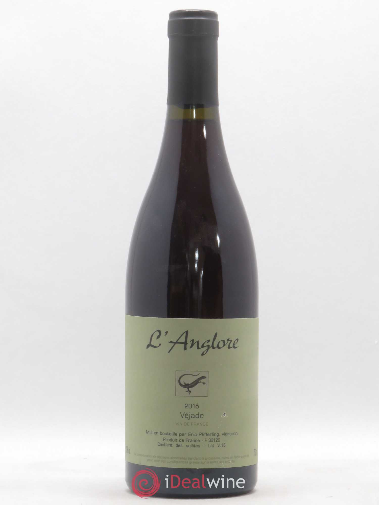 Vin de France Véjade L'Anglore 2016 - Lot de 1 bouteille - 0
