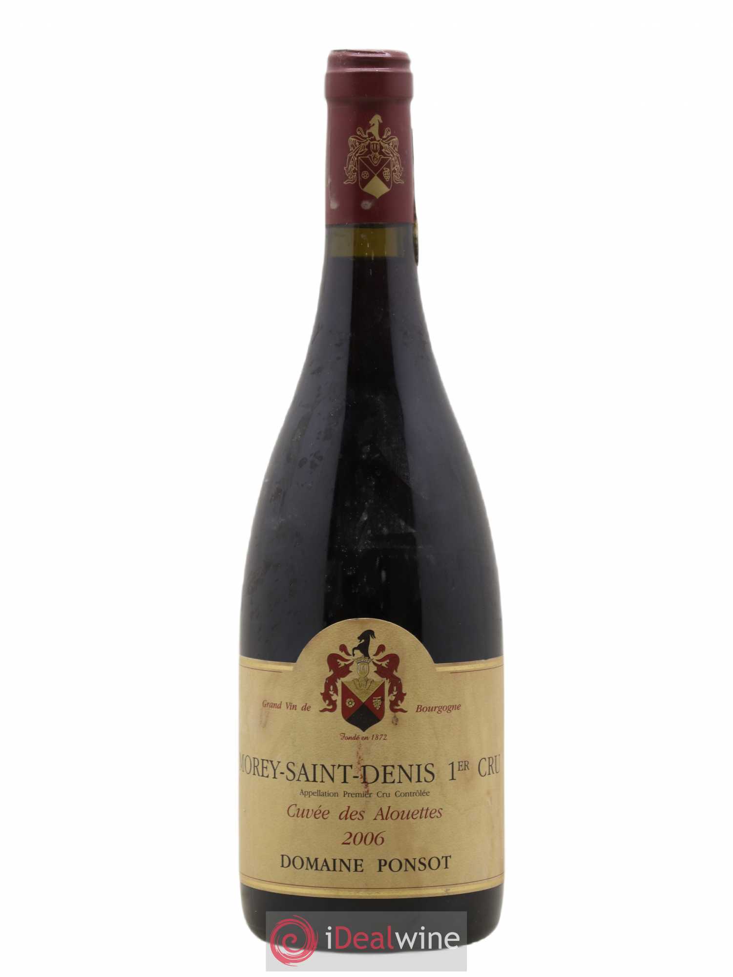 Morey-Saint-Denis 1er Cru Cuvée des Alouettes Ponsot (Domaine) 2006 - Lot de 1 bouteille - 0