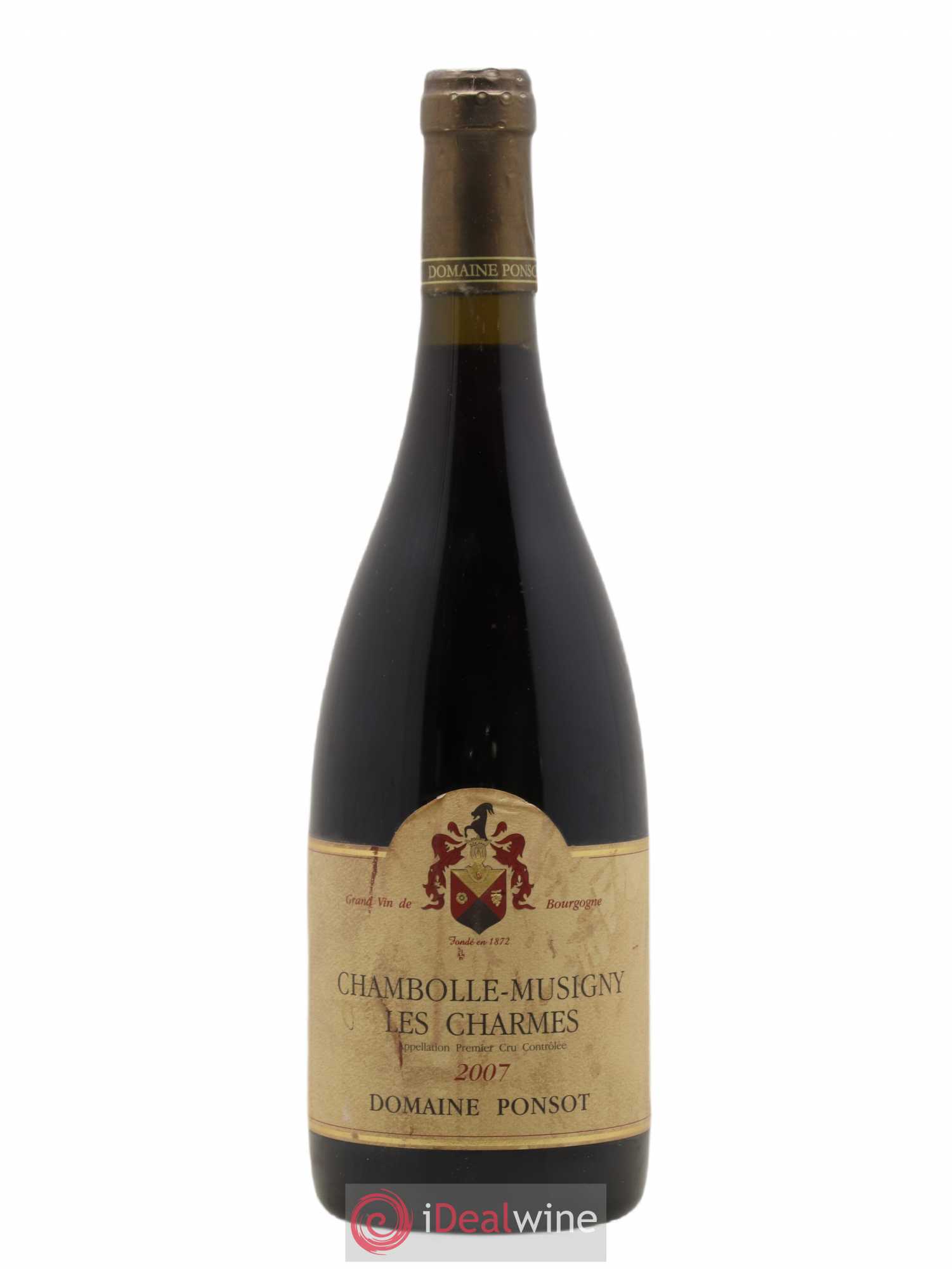 Chambolle-Musigny 1er Cru Les Charmes Ponsot (Domaine) 2007 - Lot de 1 bouteille - 0