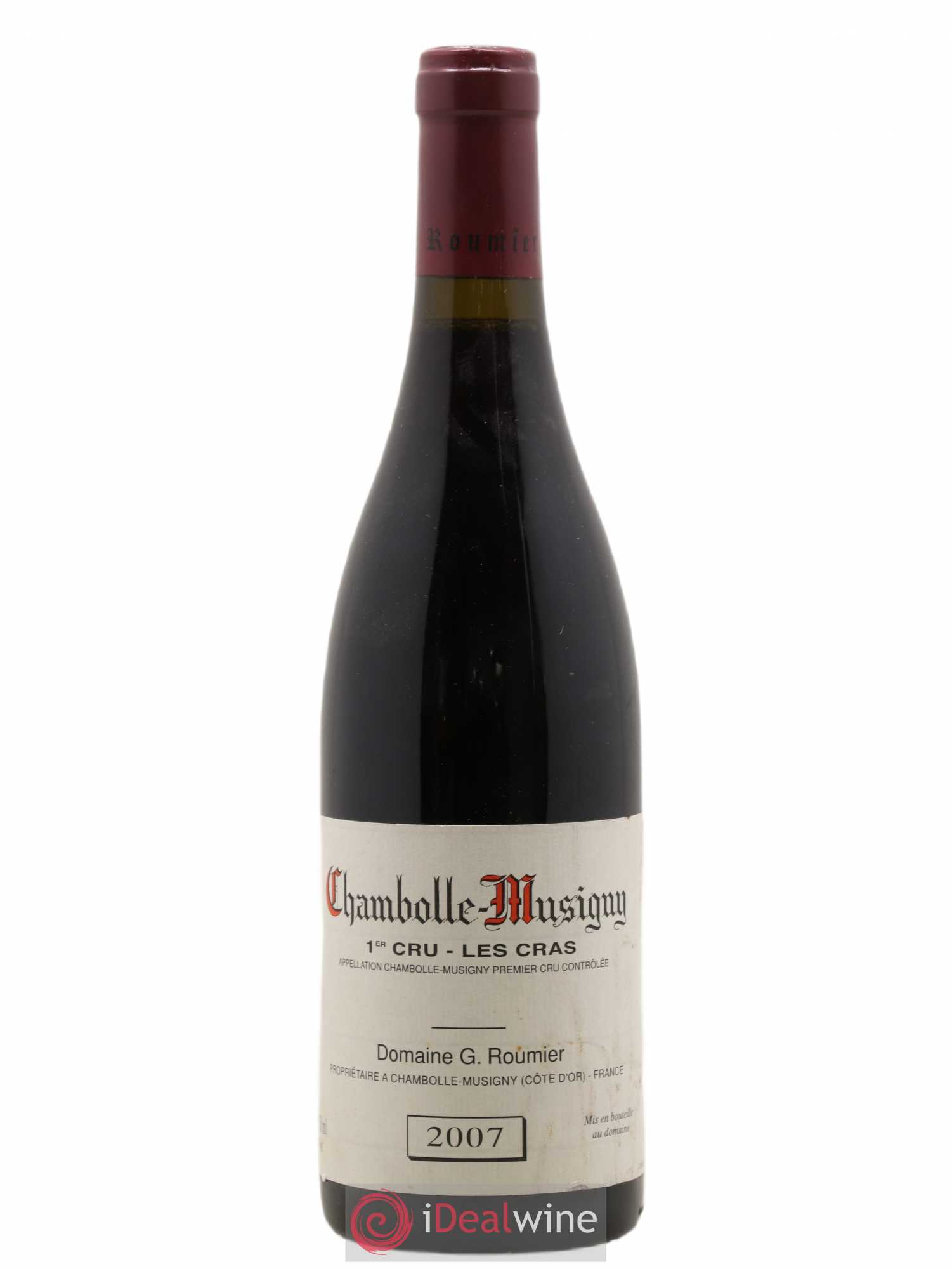 Chambolle-Musigny 1er Cru Les Cras Georges Roumier (Domaine) 2007 - Lot de 1 bouteille - 0