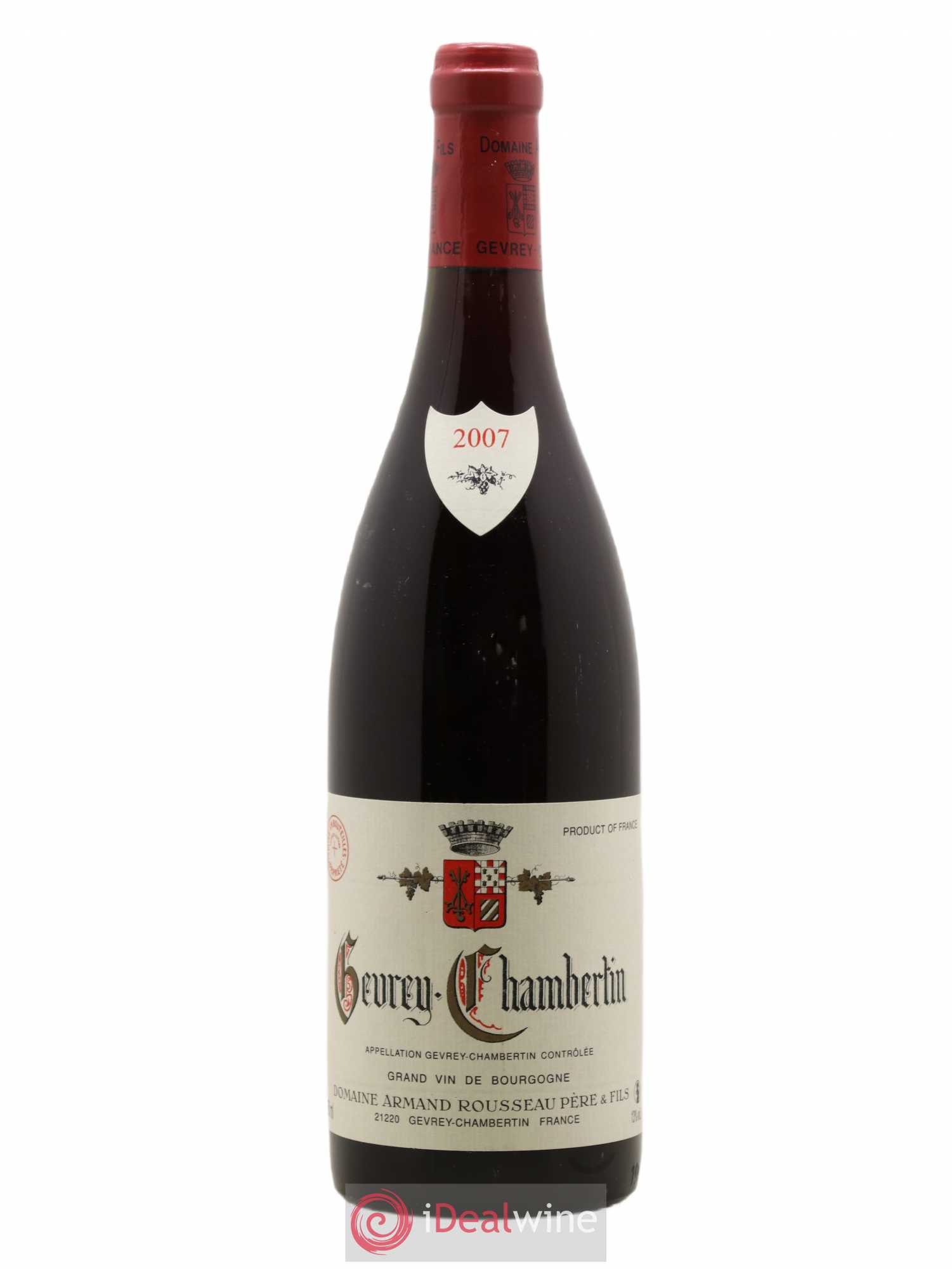 Gevrey-Chambertin Armand Rousseau (Domaine) 2007 - Lot de 1 bouteille - 0