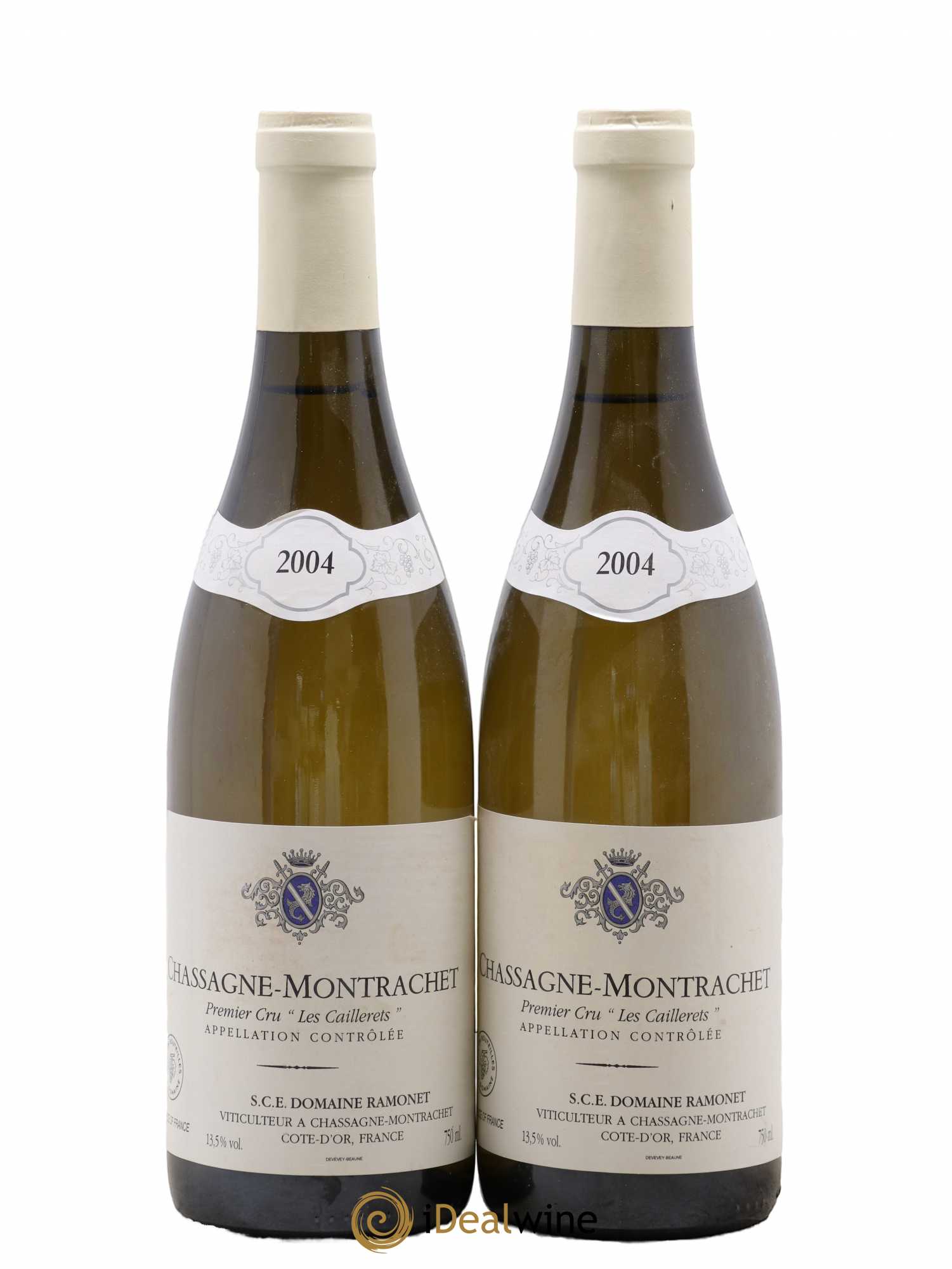 Chassagne-Montrachet 1er Cru Les Caillerets Ramonet (Domaine) 2004 - Posten von 2 Flaschen - 0