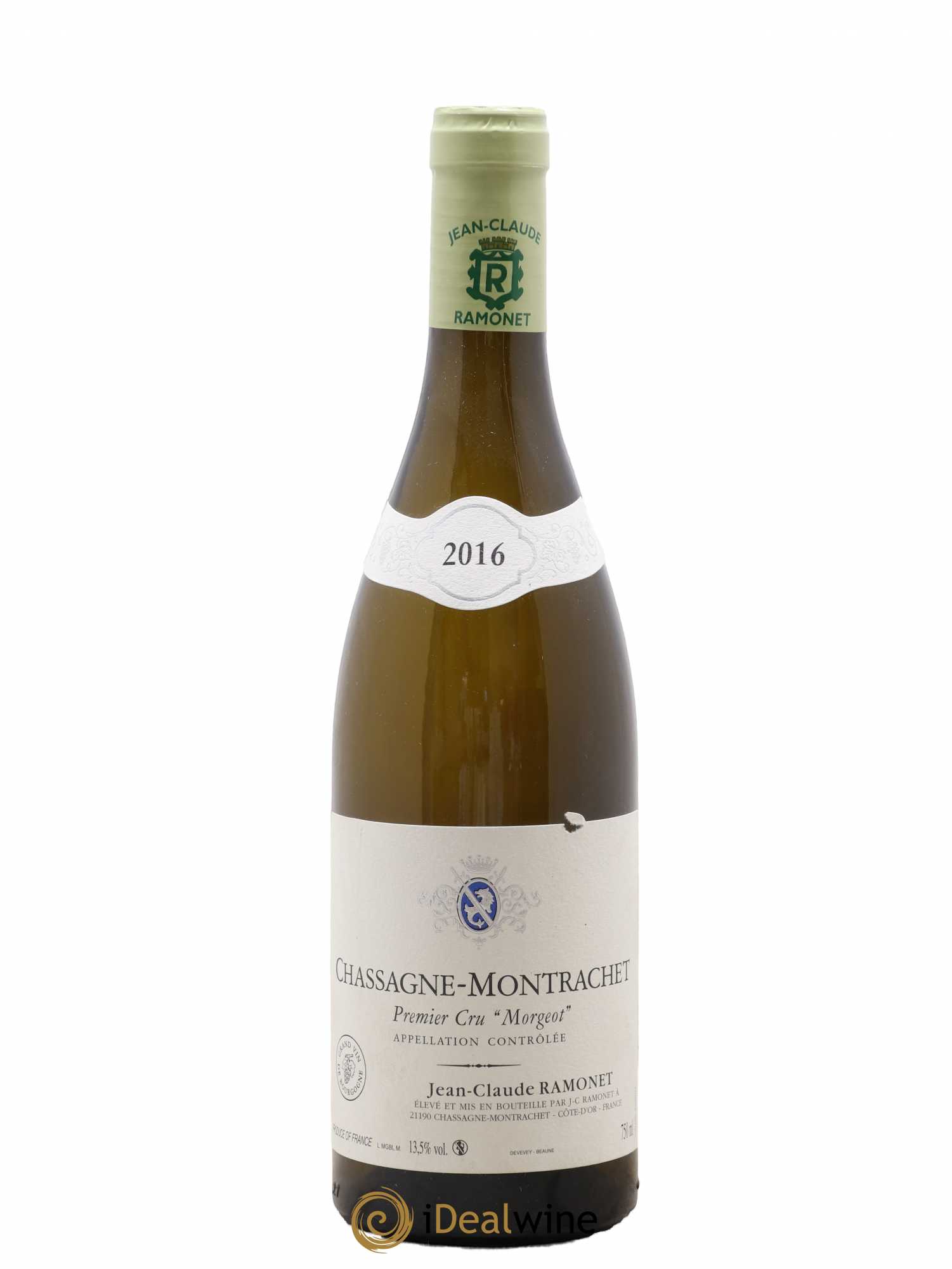 Chassagne-Montrachet 1er Cru Morgeot Ramonet (Domaine) 2016 - Lot de 1 bouteille - 0
