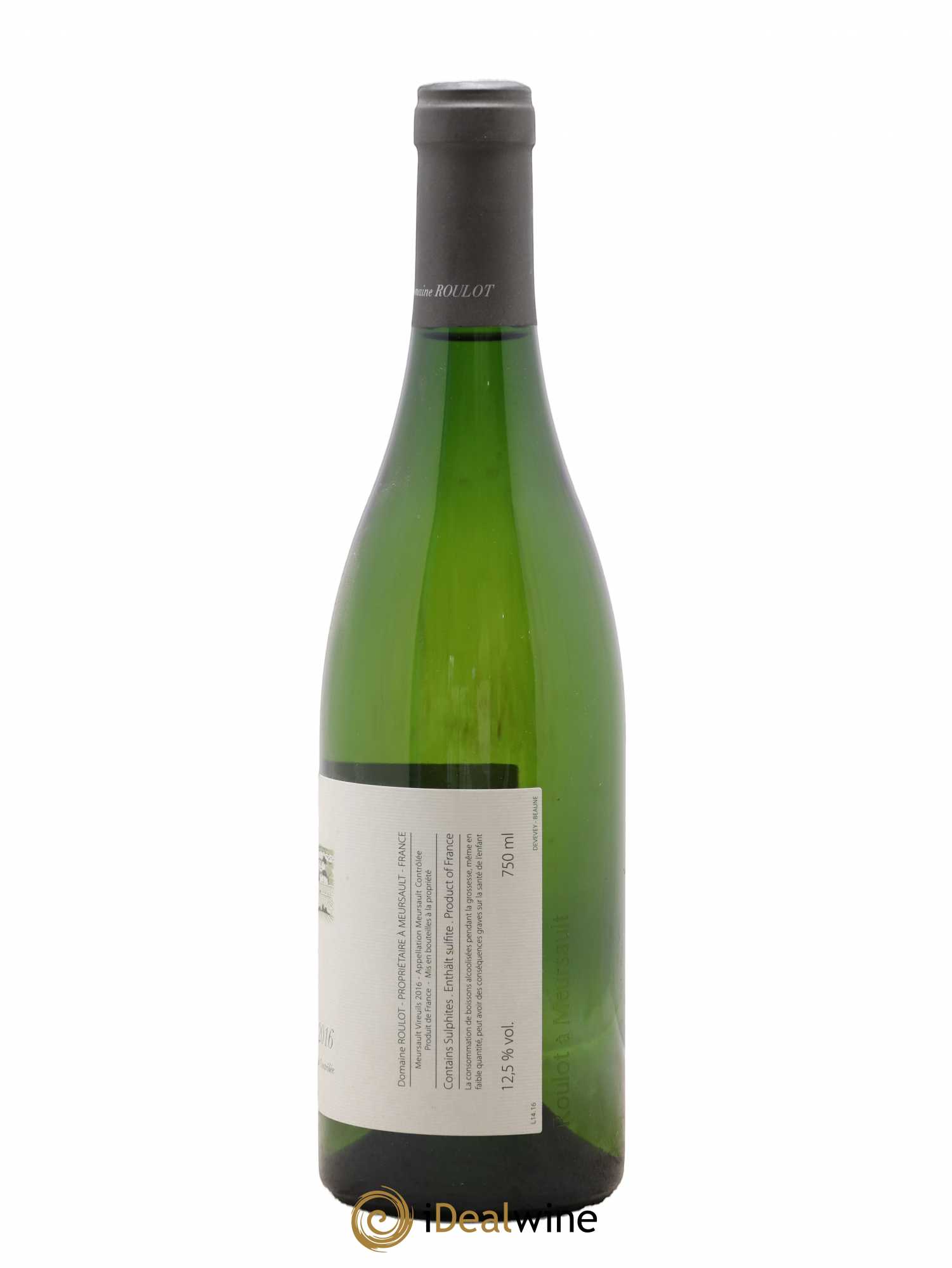 Meursault Les Vireuils Roulot (Domaine) 2016 - Lot de 1 bouteille - 1