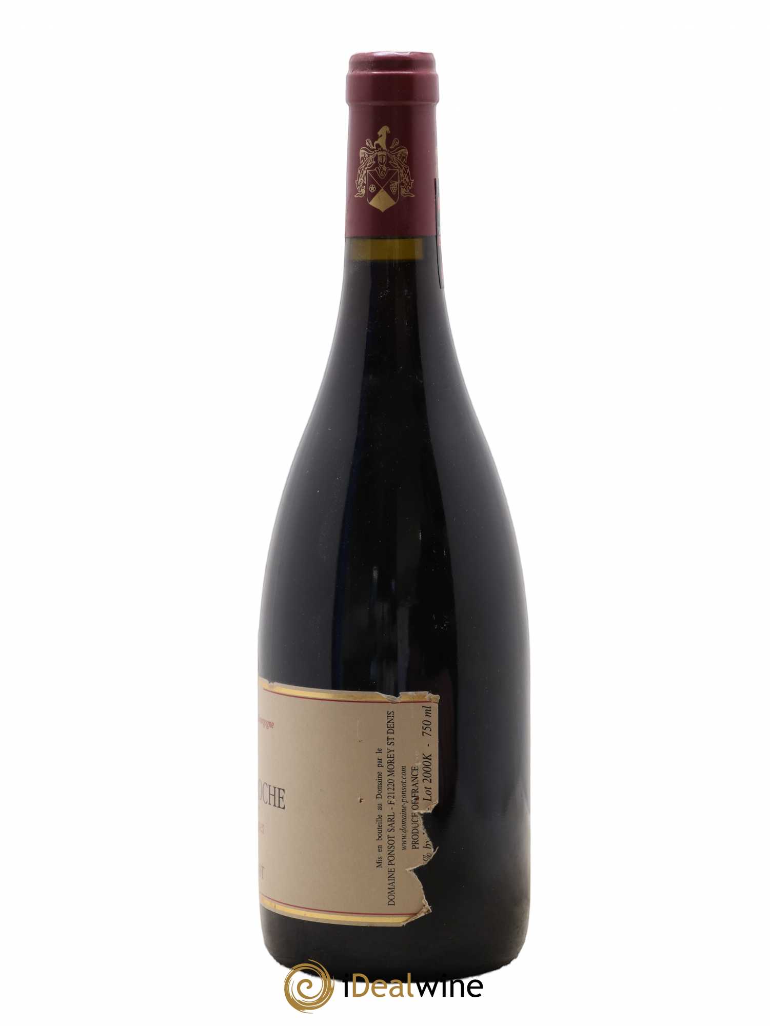 Clos de la Roche Grand Cru Vieilles Vignes Ponsot (Domaine) 2000 - Lot de 1 bouteille - 1
